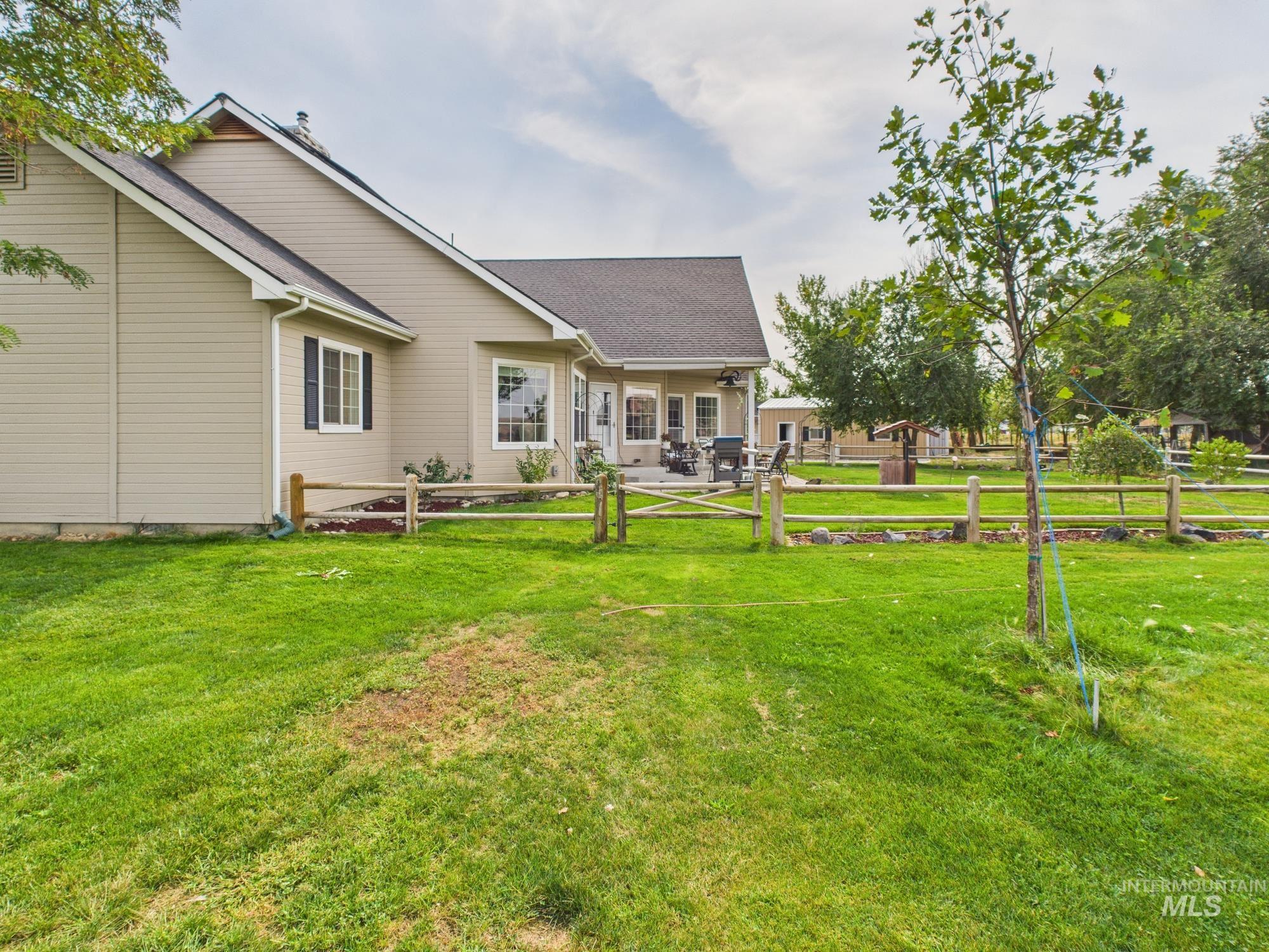 View of yard featuring a patio