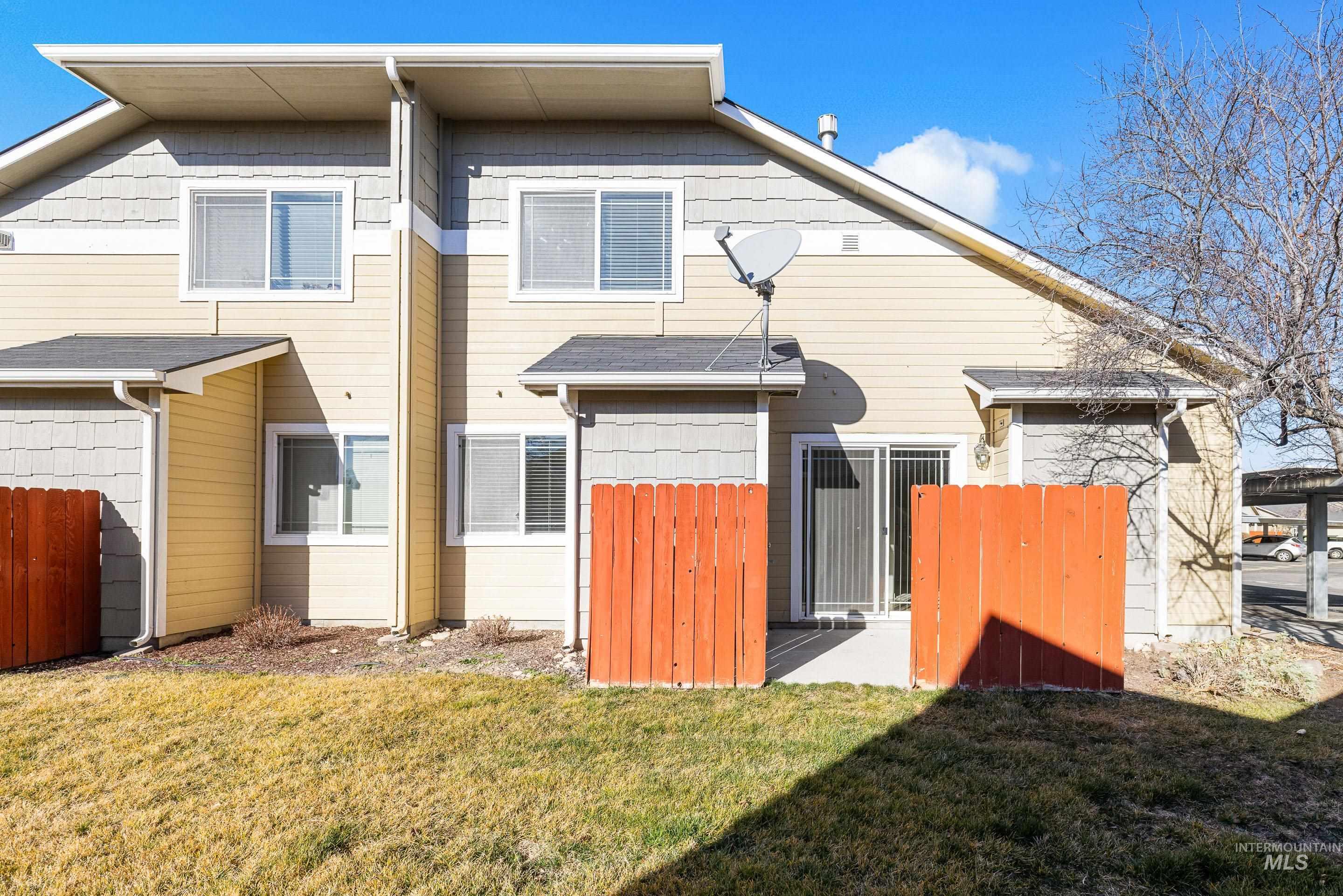 Rear view of property