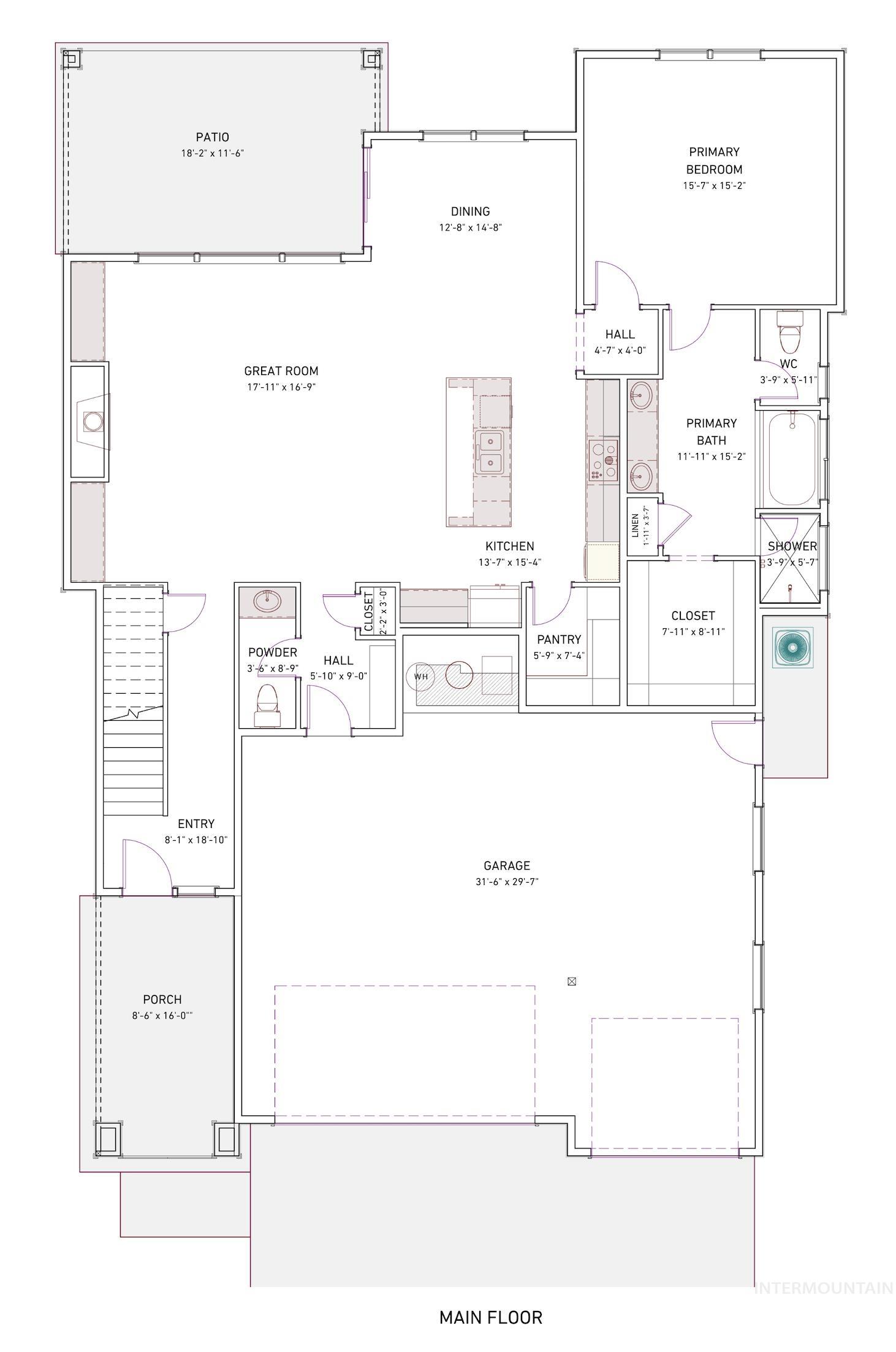 View of home floor plan