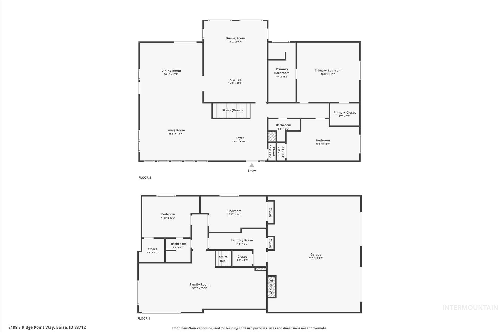 View of floor plan / room layout