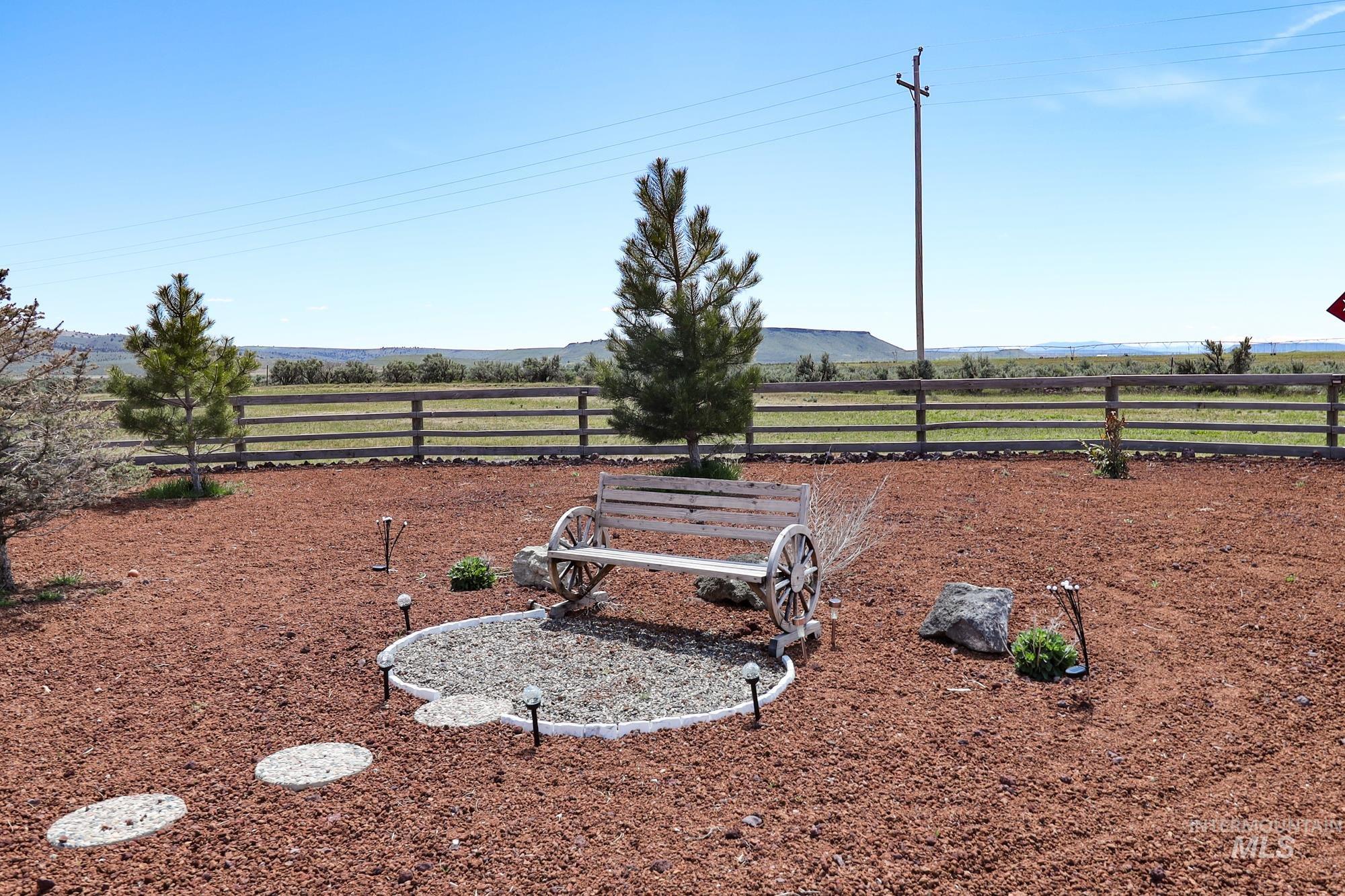 View of yard with a view of rural / pastoral area
