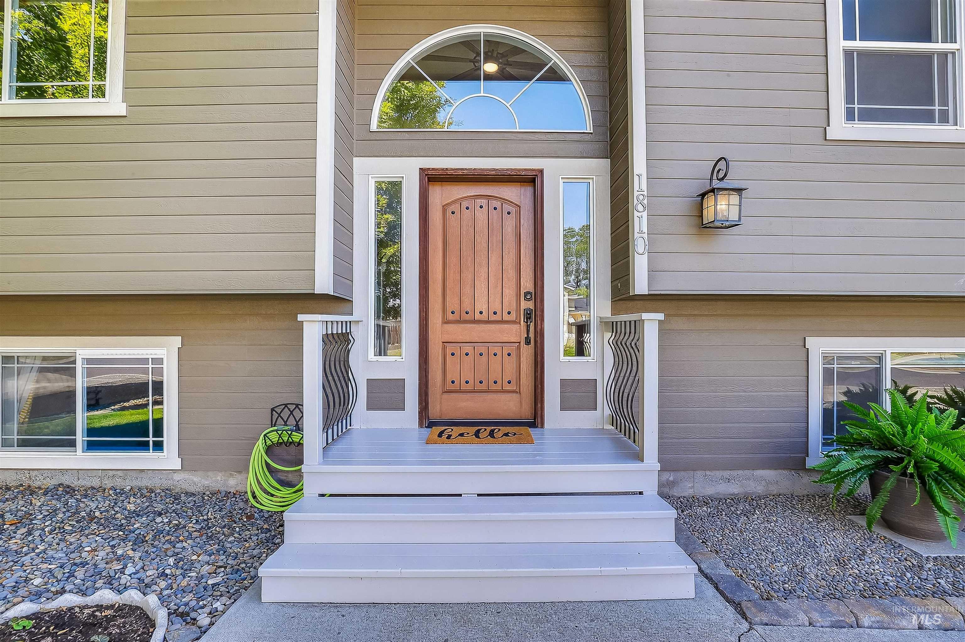 View of exterior entry