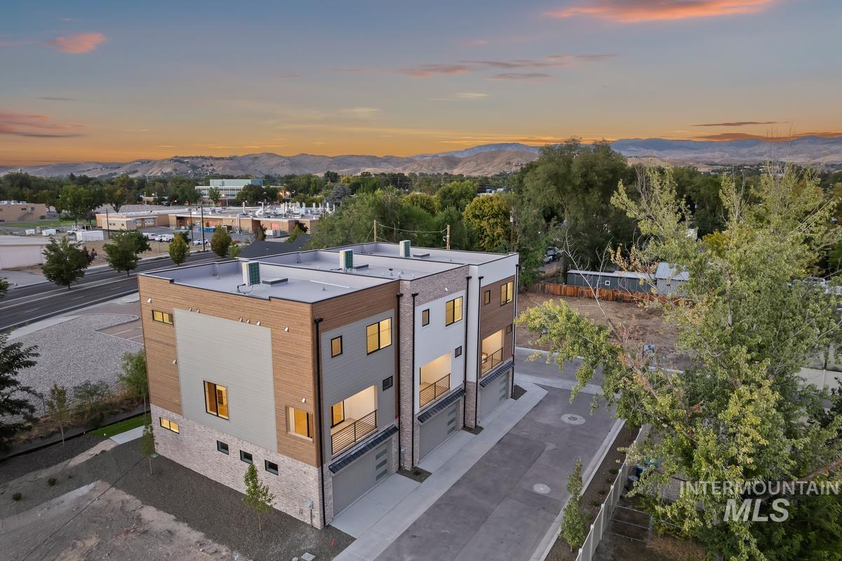 Drone / aerial view of mountains