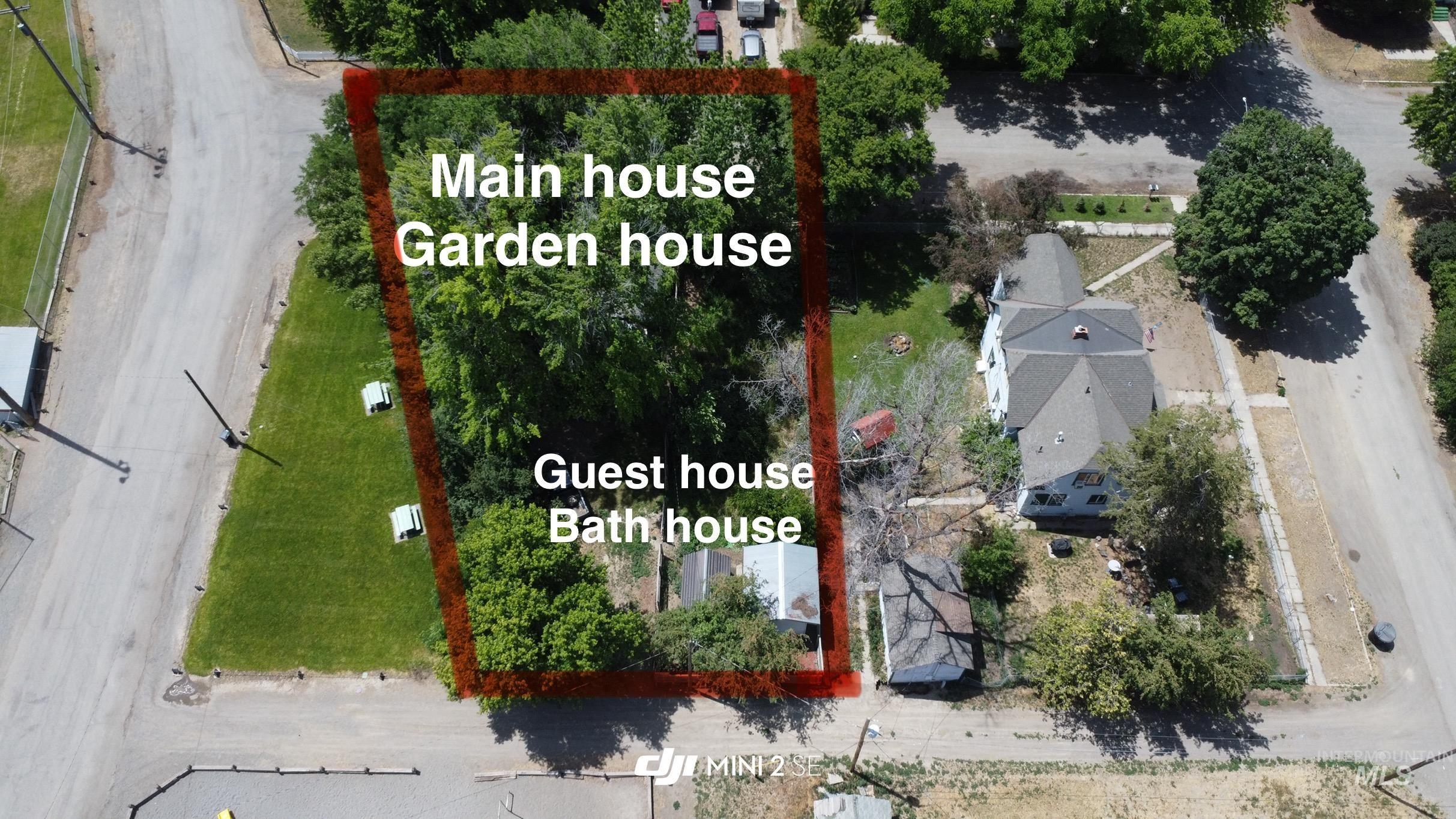 Map / location with property parcel outlined