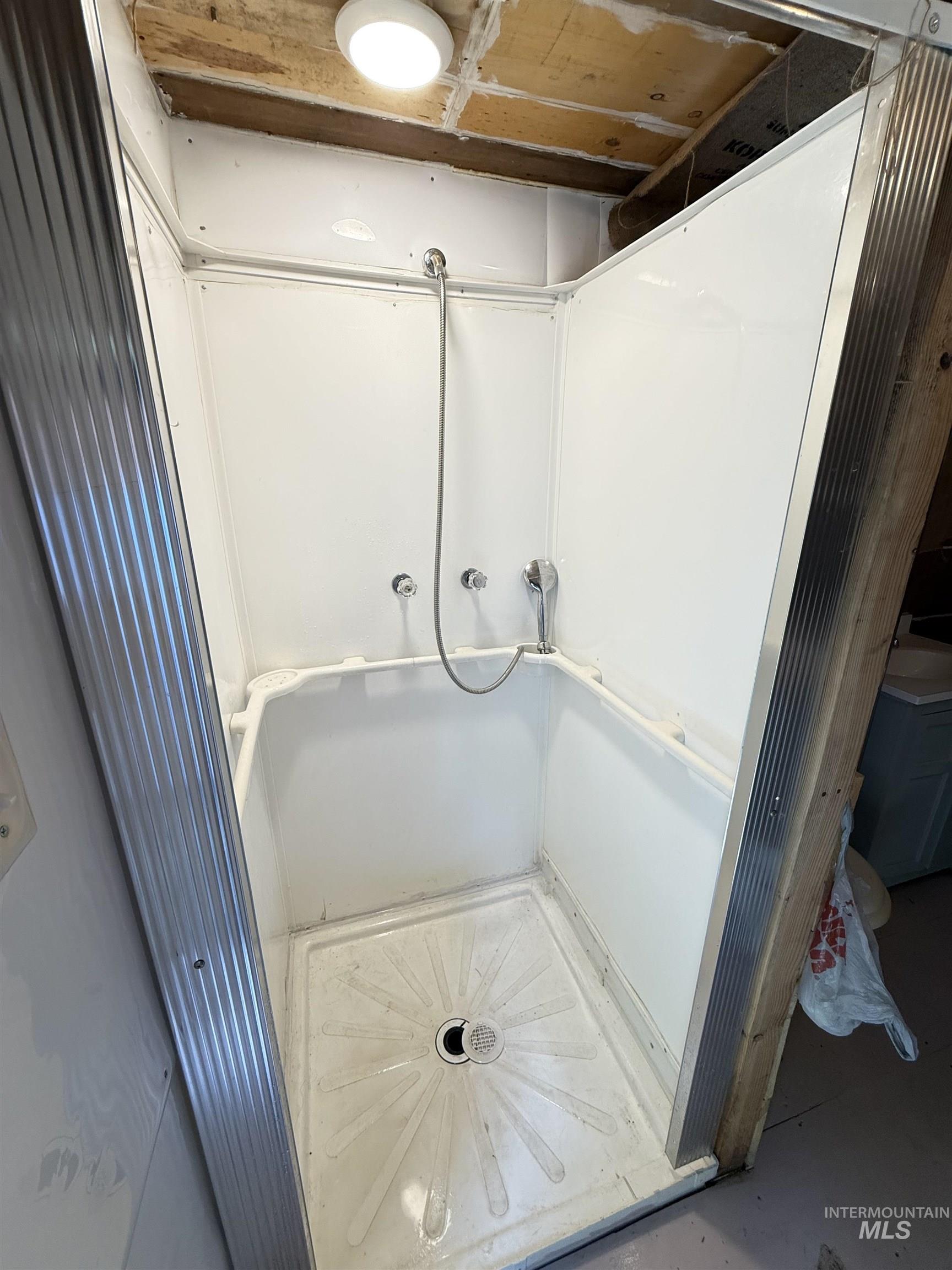 Bathroom featuring a shower