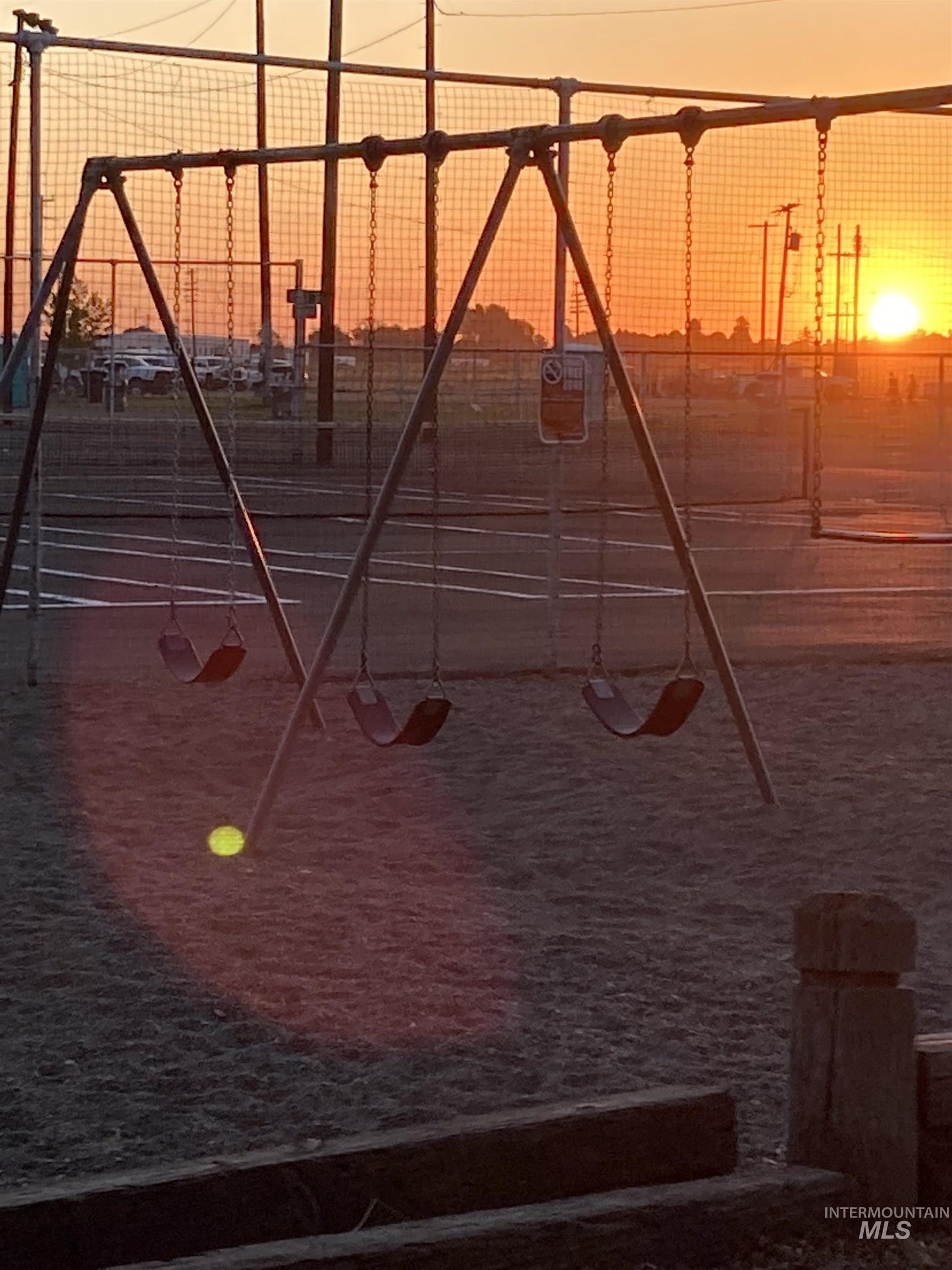 View of community playground