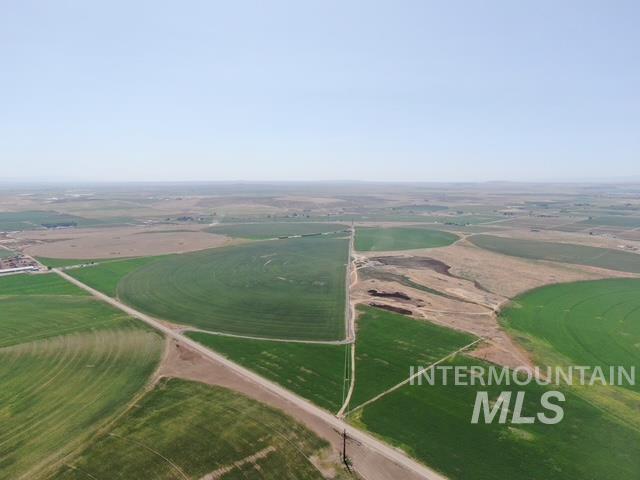 Aerial view of property's location featuring rural landscape