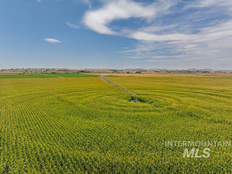View of yard with a view of countryside and agricultural plots
