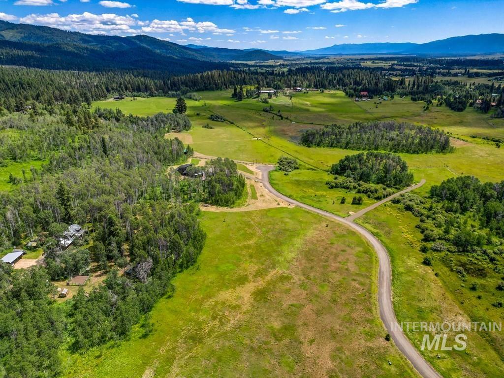 Drone / aerial view looking south