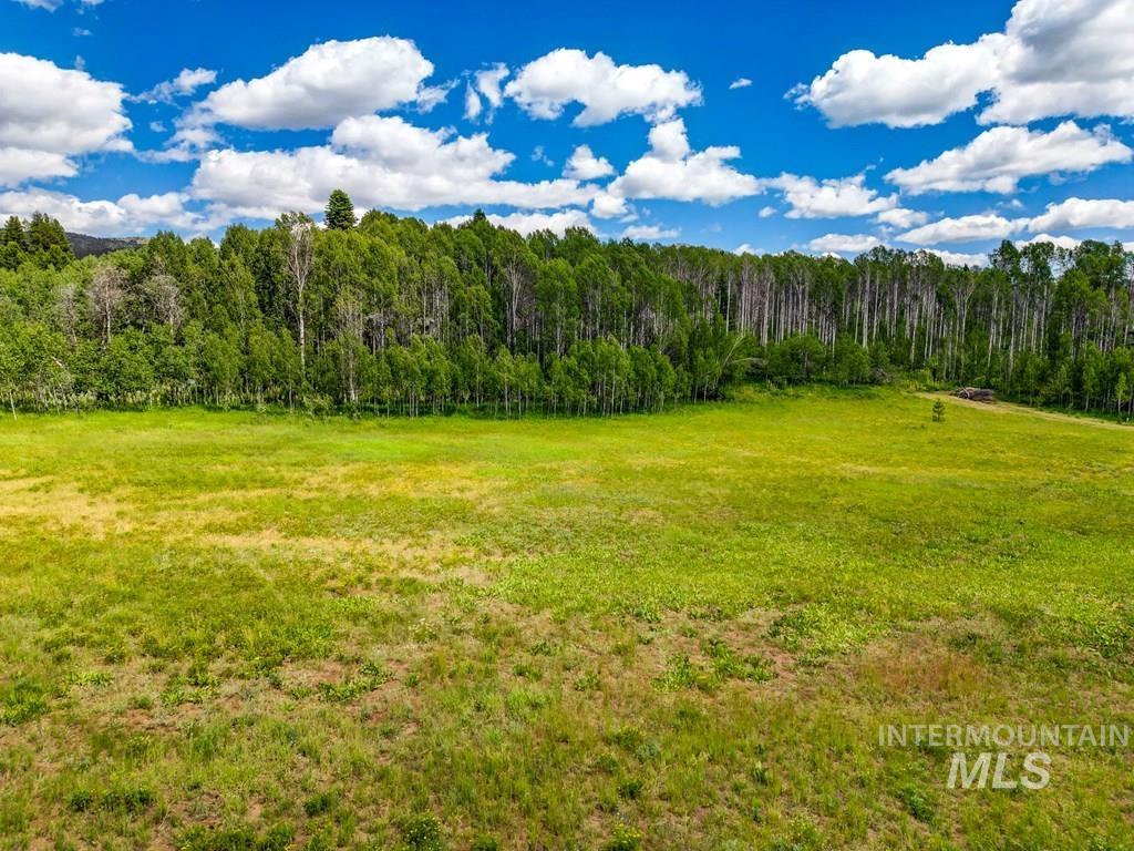 Looking east across lot