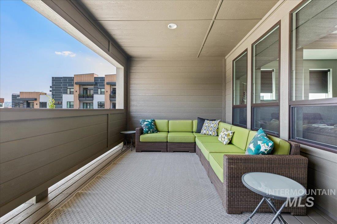 Balcony with outdoor lounge area