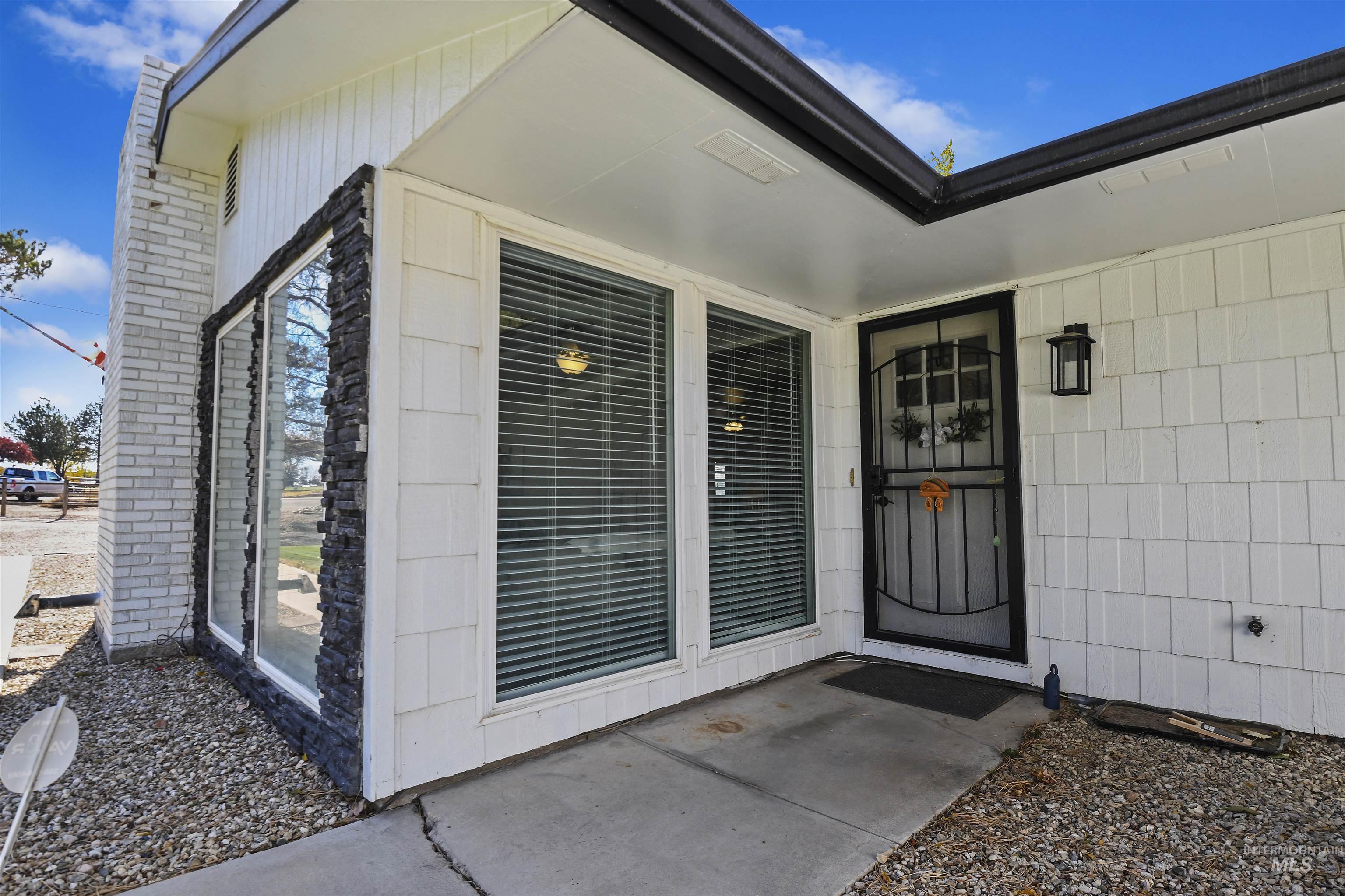 View of exterior entry