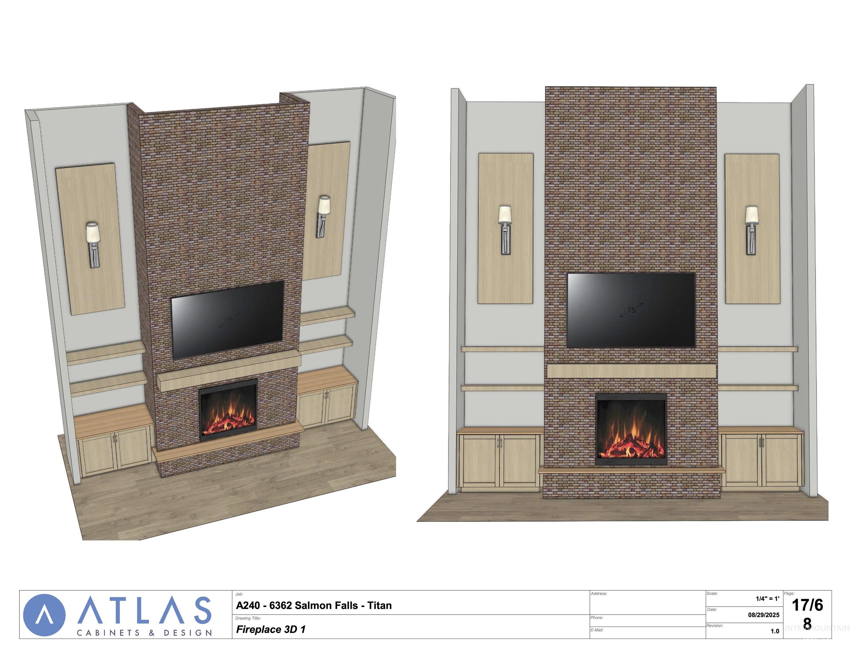 Unfurnished living room featuring a fireplace and wood finished floors