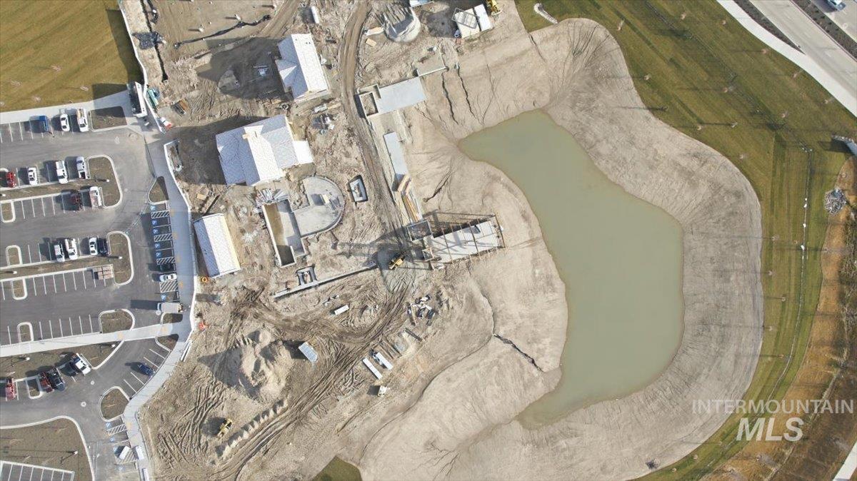 Aerial view of property's location