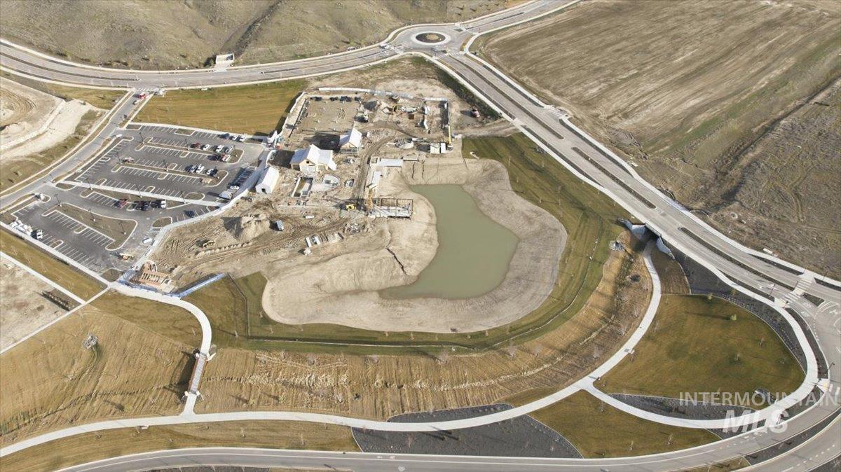 Aerial overview of property's location