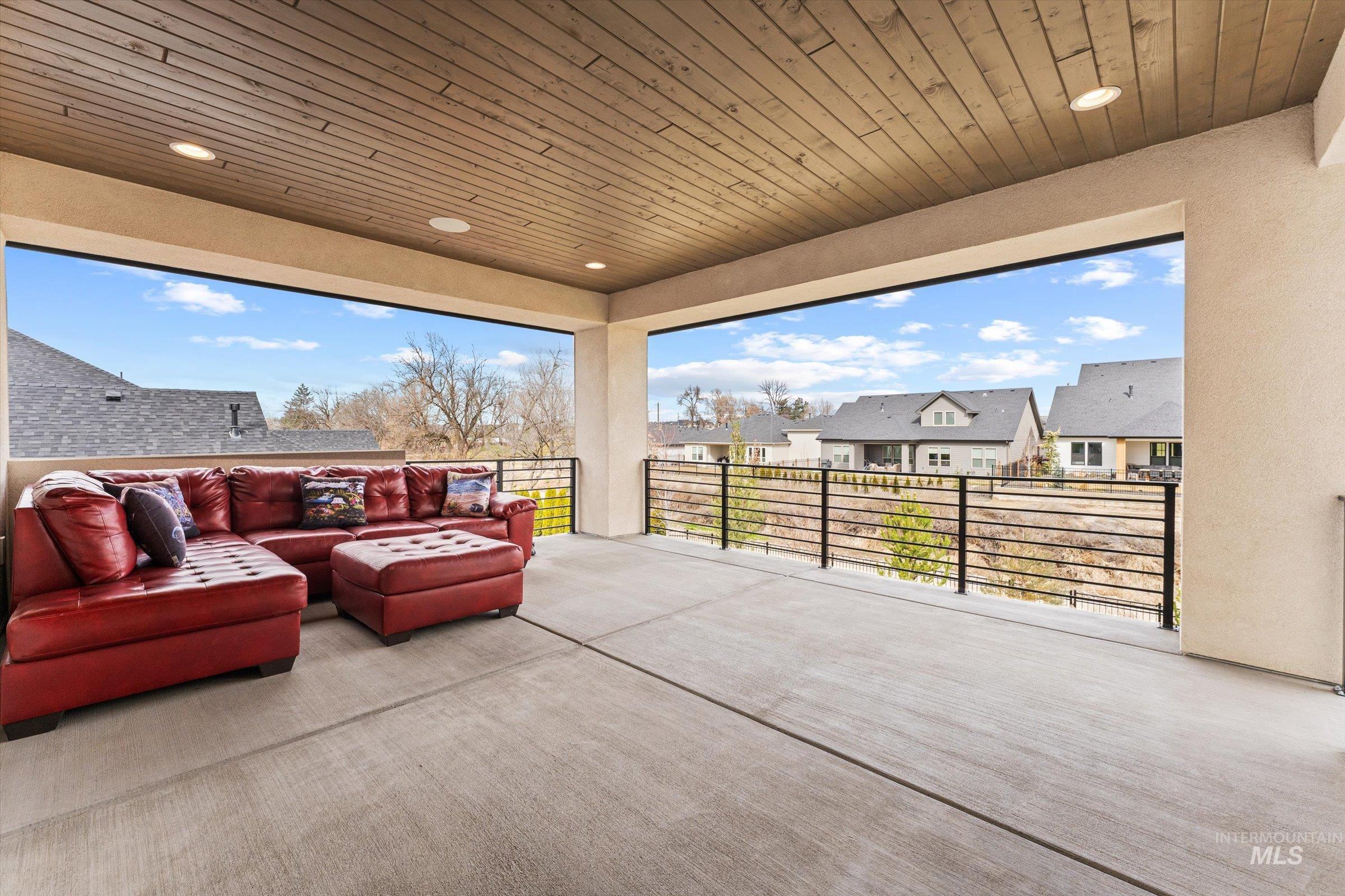 View of patio with a residential view