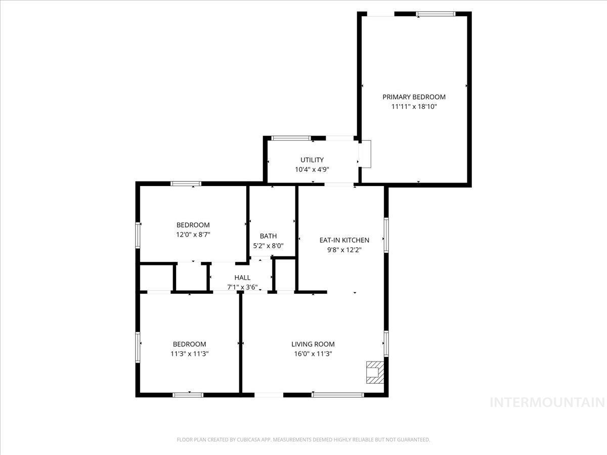 View of floor plan / room layout