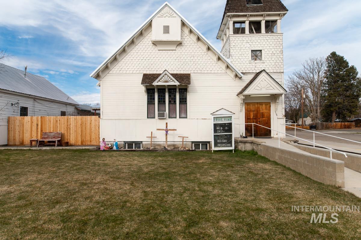 Rear view of property