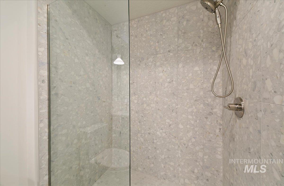 Bathroom view of walk in shower