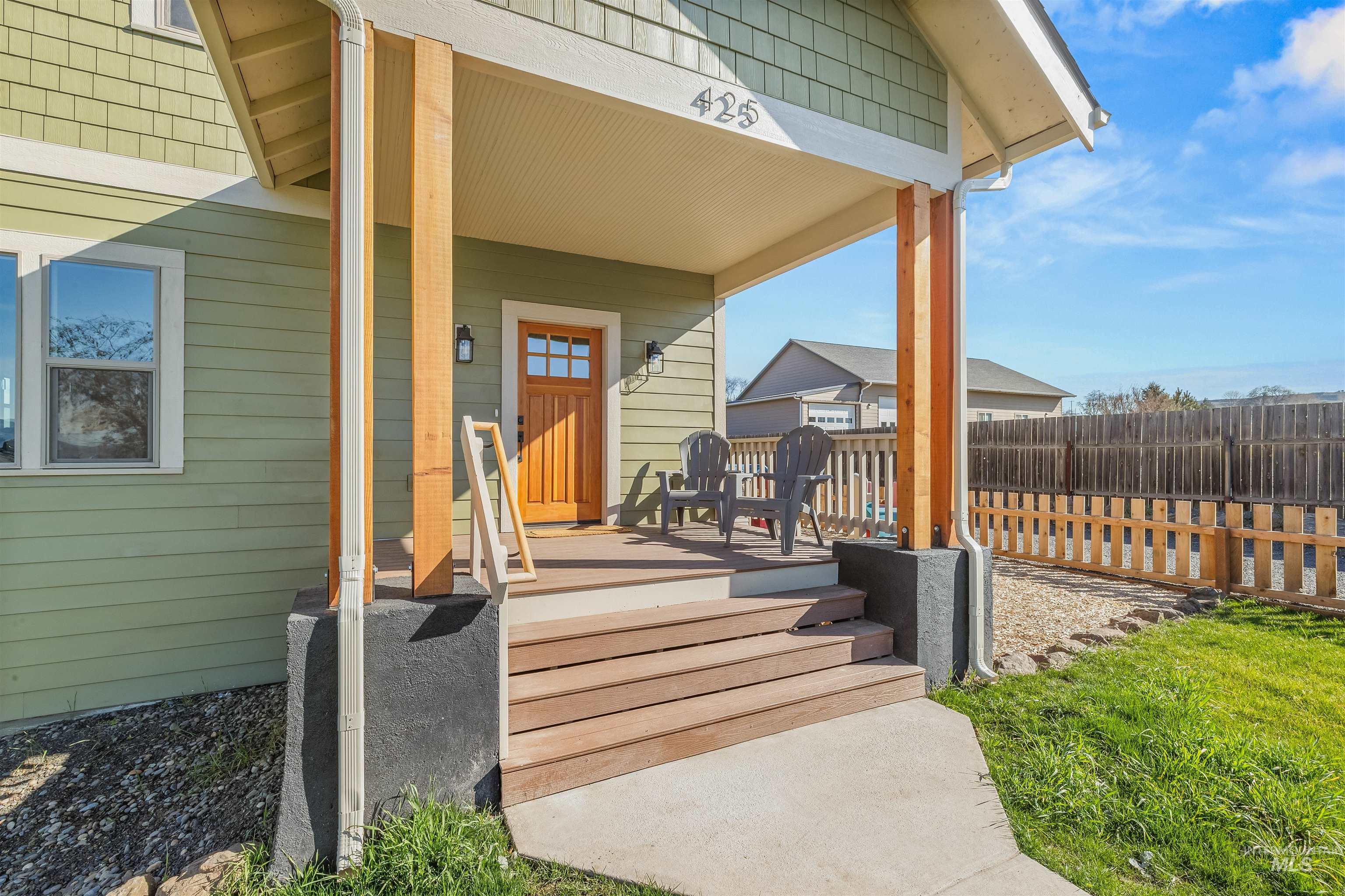 Entrance to property with a porch