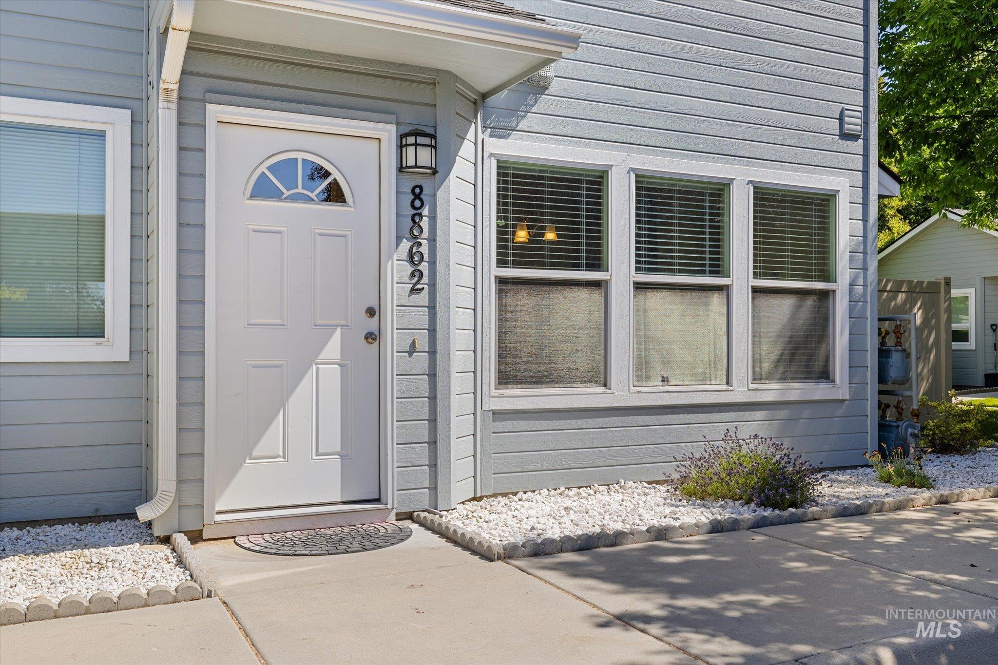 View of exterior entry