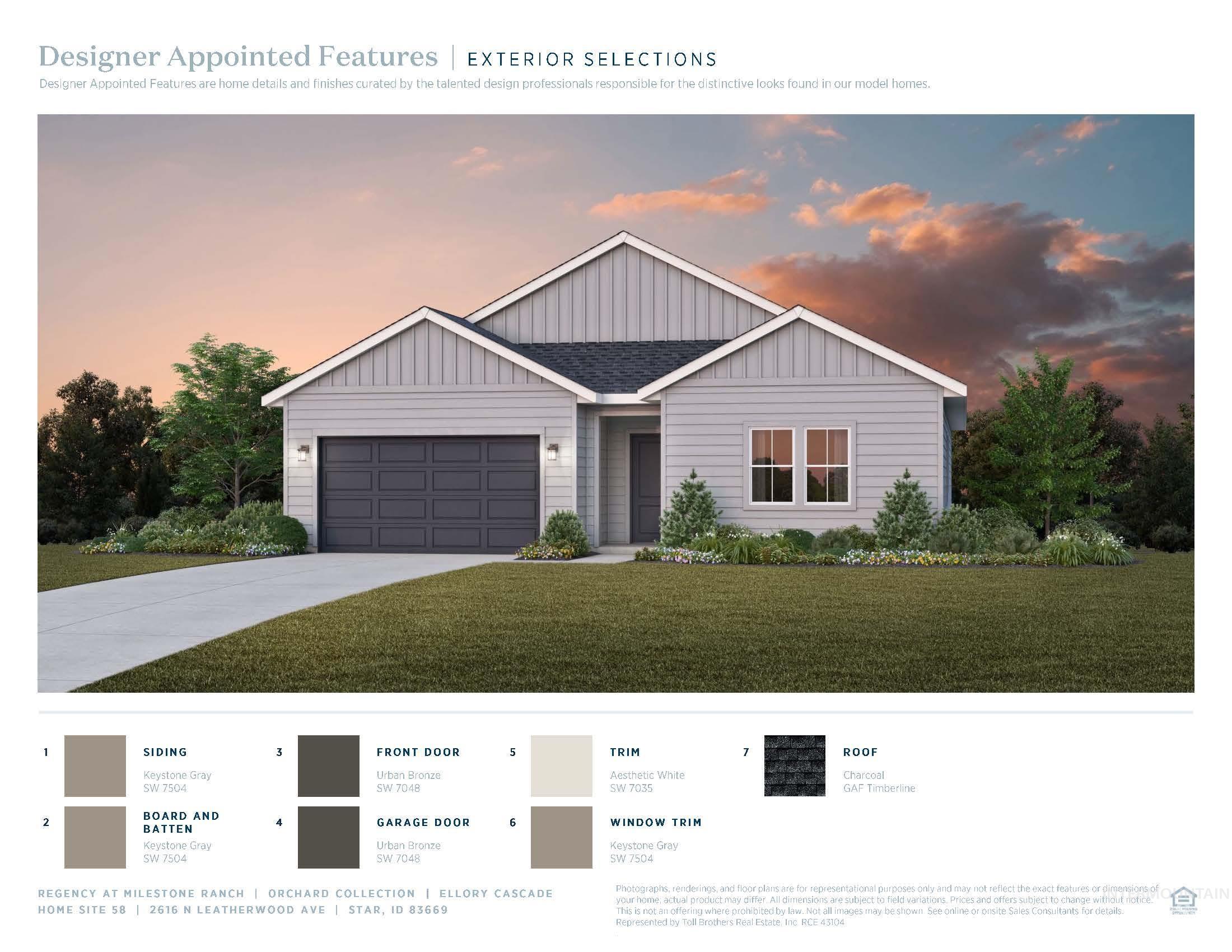 View of miscellaneous listing collateral