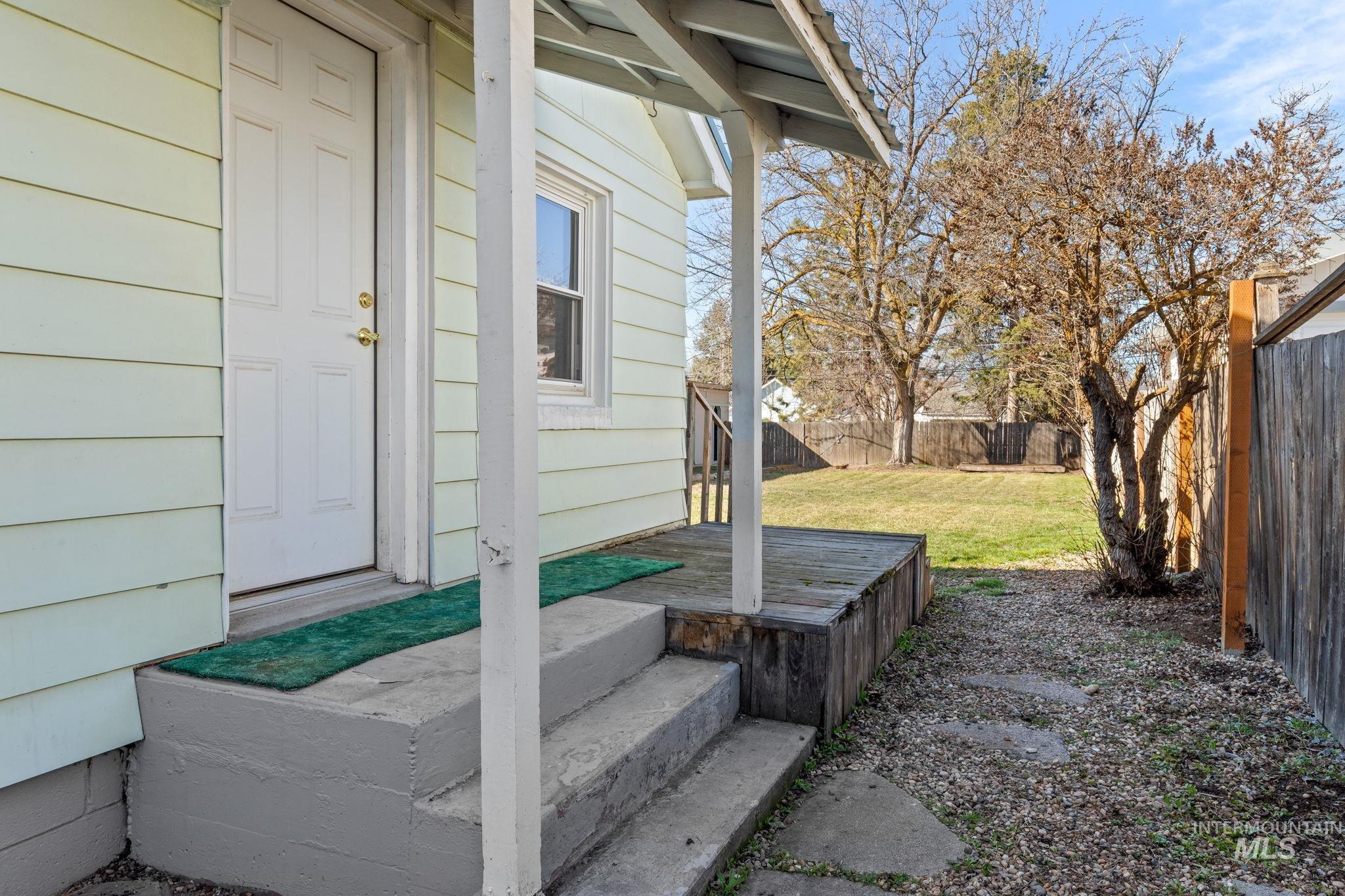Entrance to property