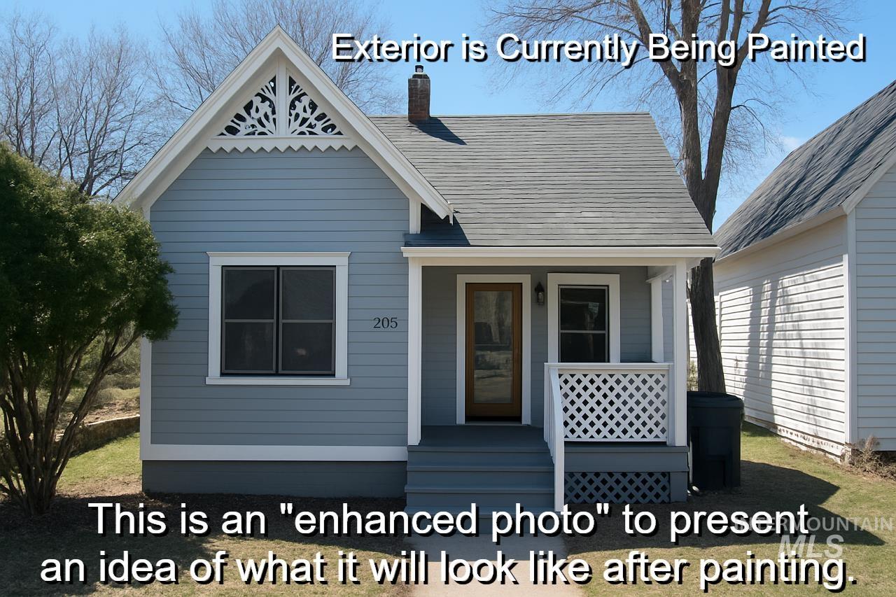 Exterior is currently being painted, enhanced pic to give and idea of what it will look like. Over $120,000 in Remodeling, Renovations and Upgrades. Exterior Improvements: Roof Replaced Oct 2024, Gas Stub for Outdoor Grill, Upgraded 200 amp Panel and More