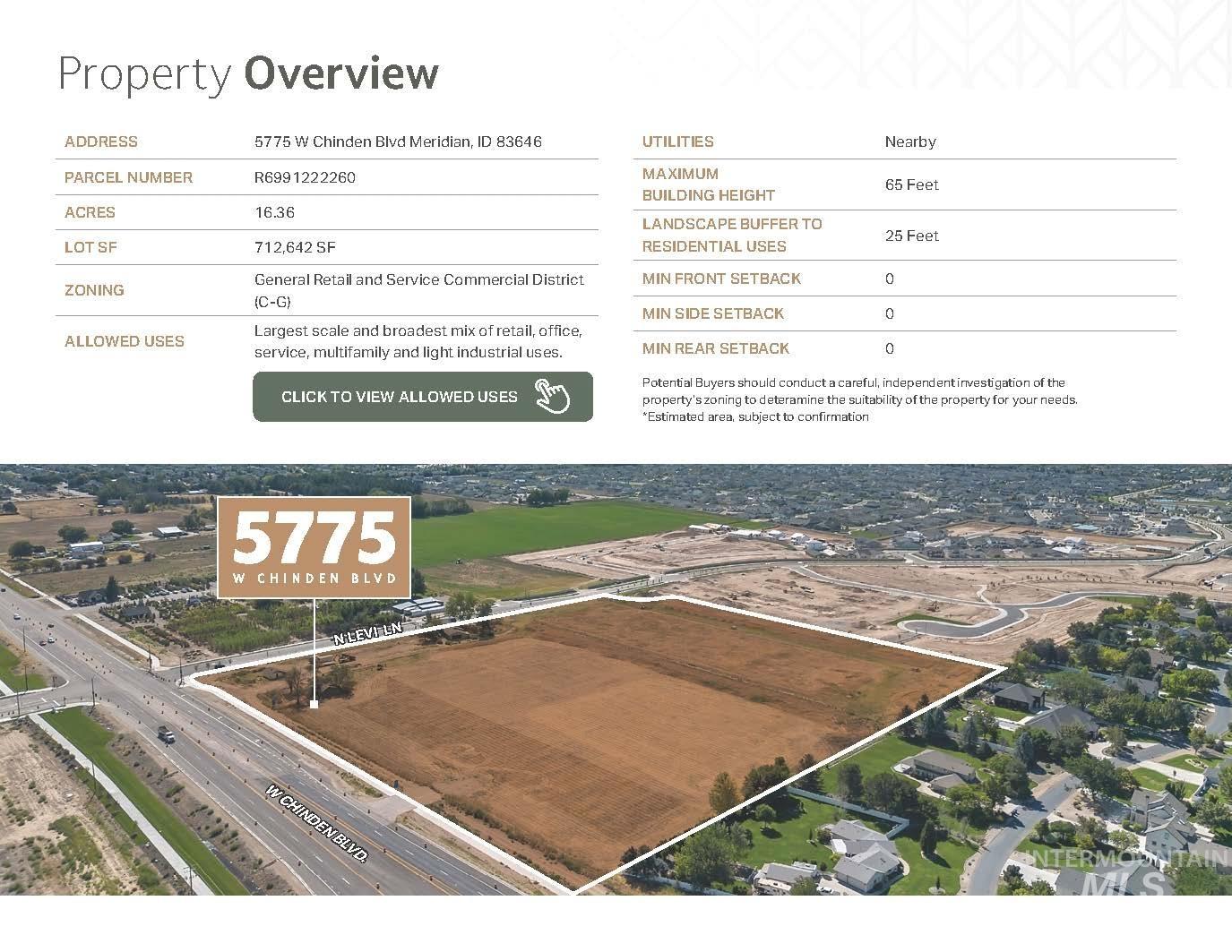 Map / location featuring property parcel outlined