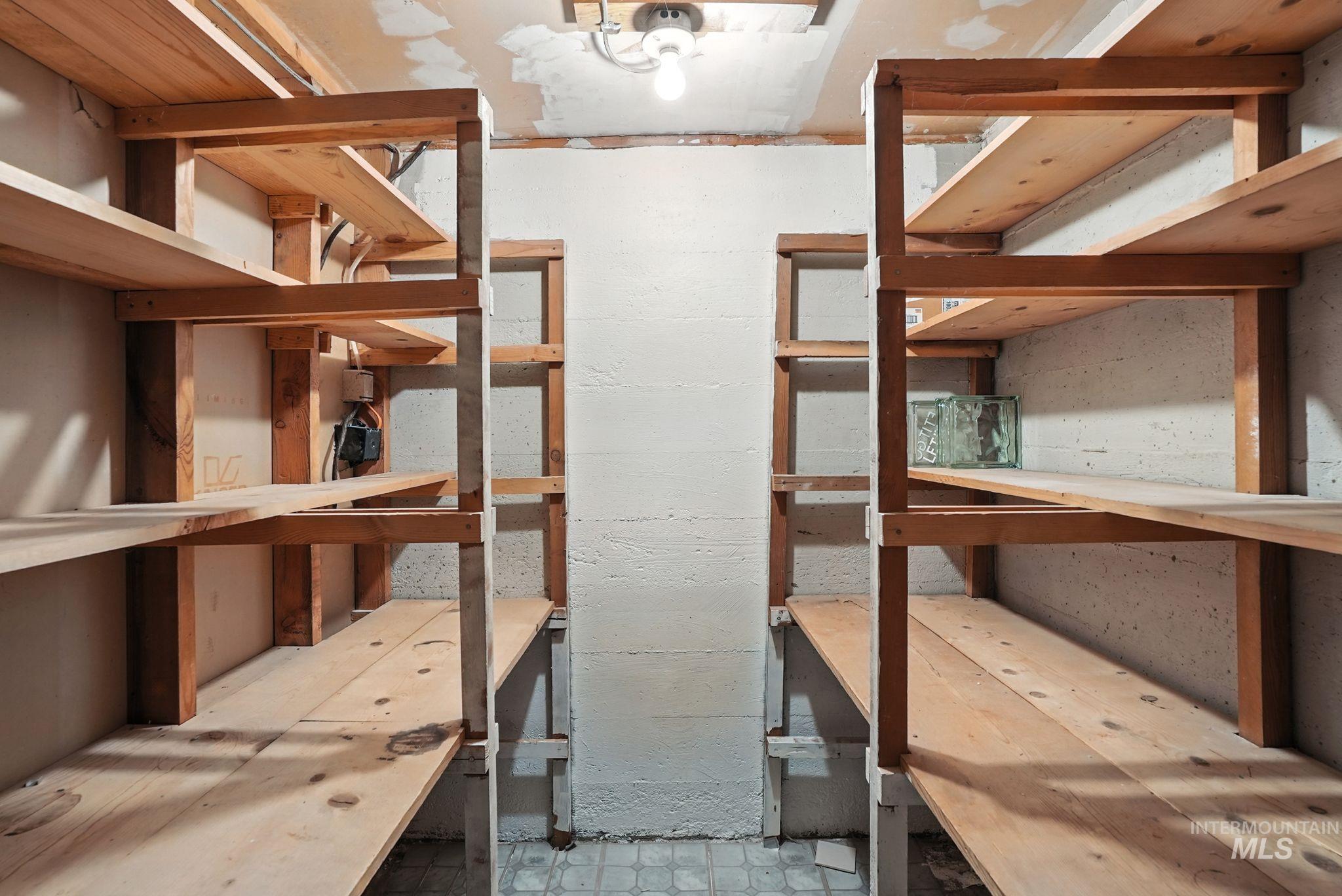 View of storage area