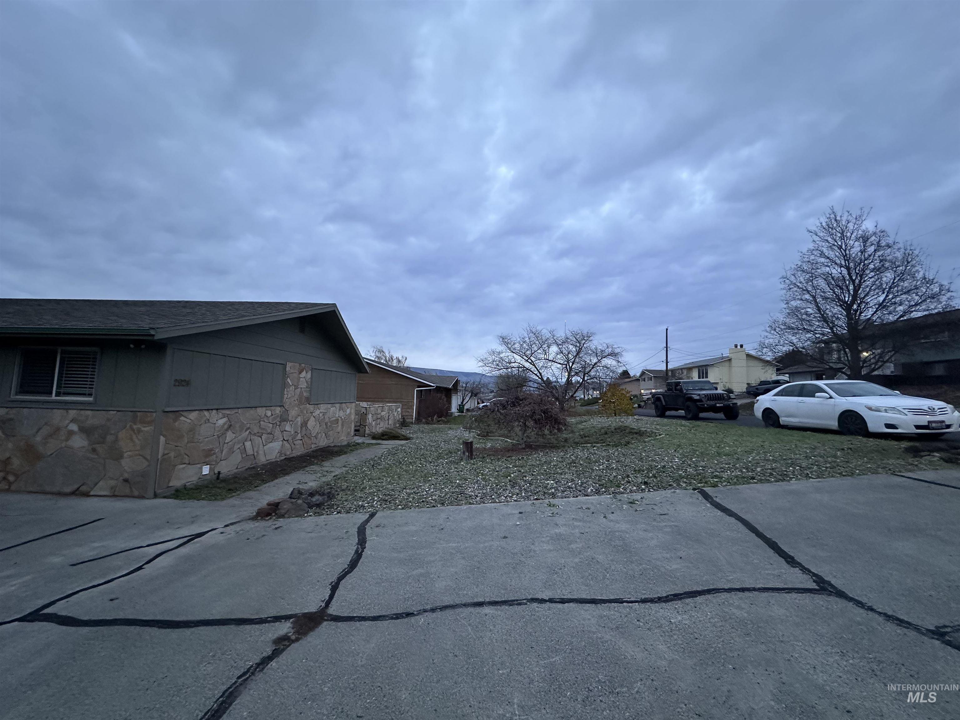 View of home's exterior with stone siding