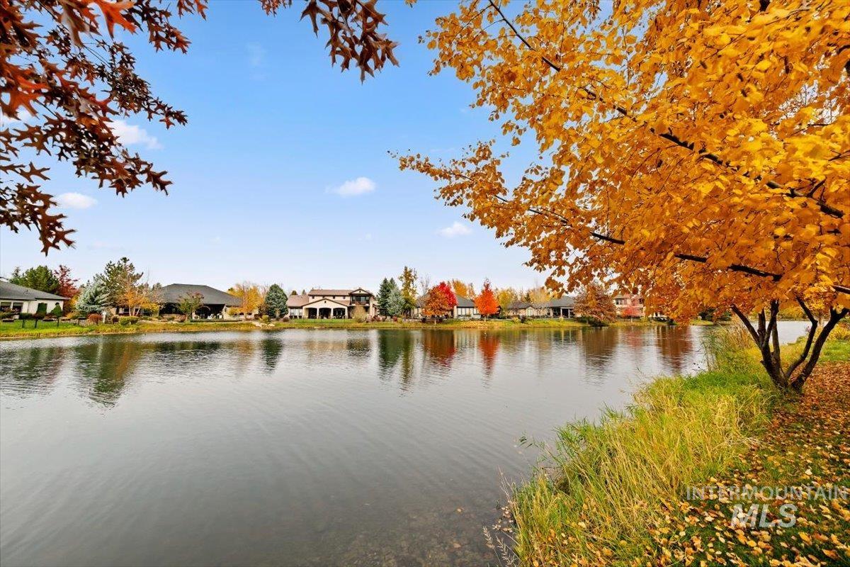 Water view featuring nearby suburban area