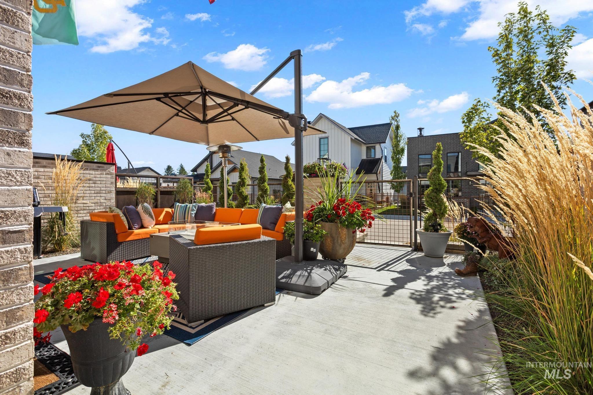 View of patio / terrace with a gate and an outdoor hangout area