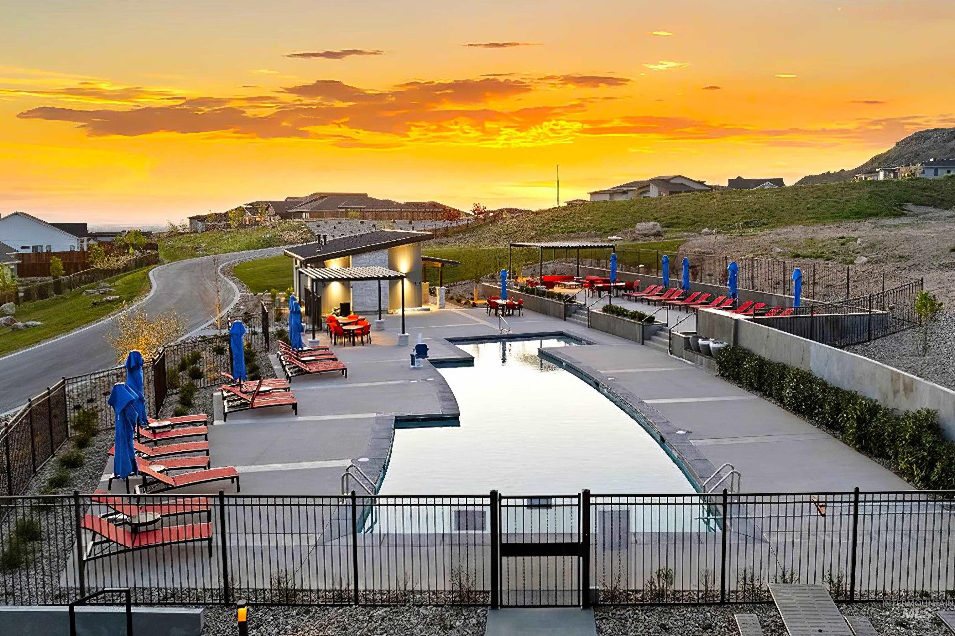 View of community featuring a patio area and a pergola