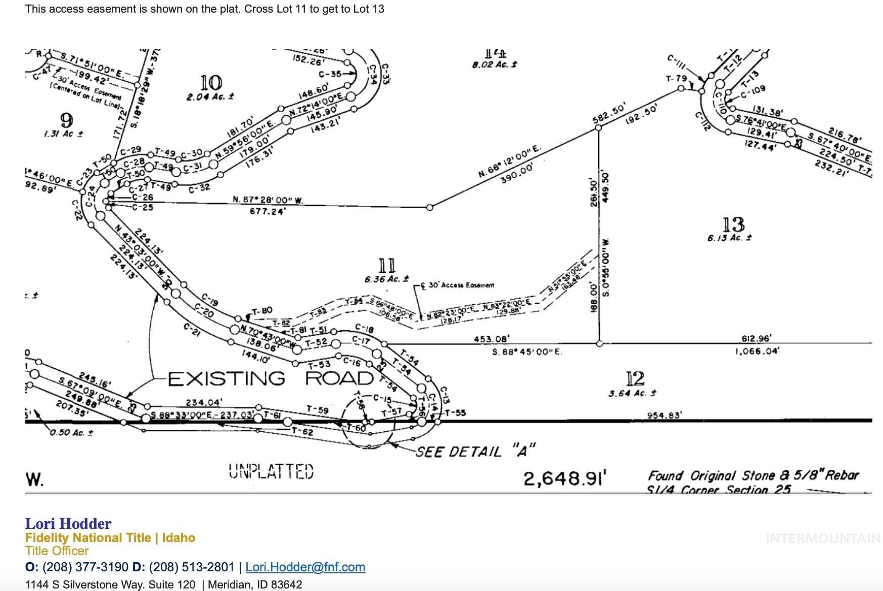 Survey map / technical document