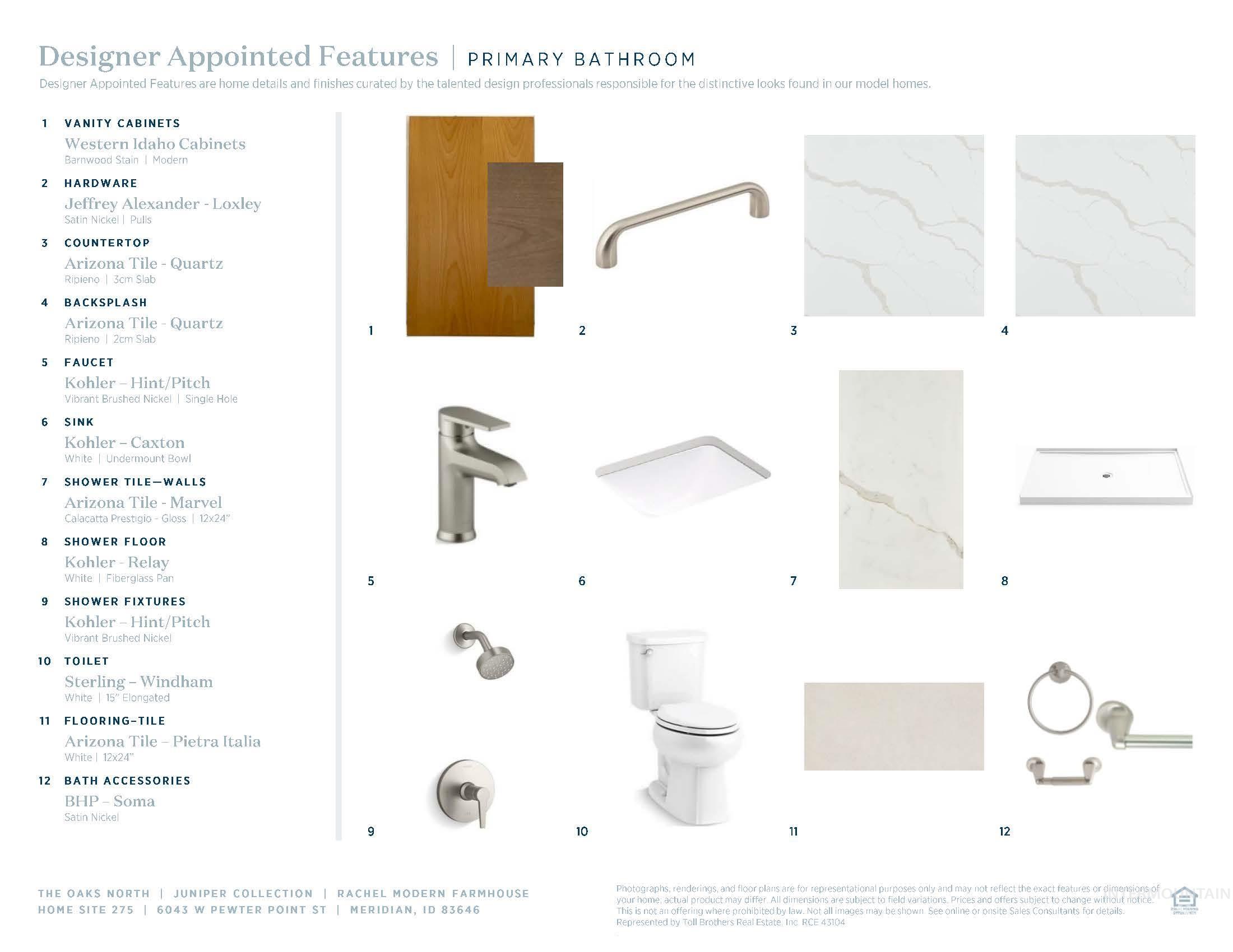 View of marketing collateral with multiple images