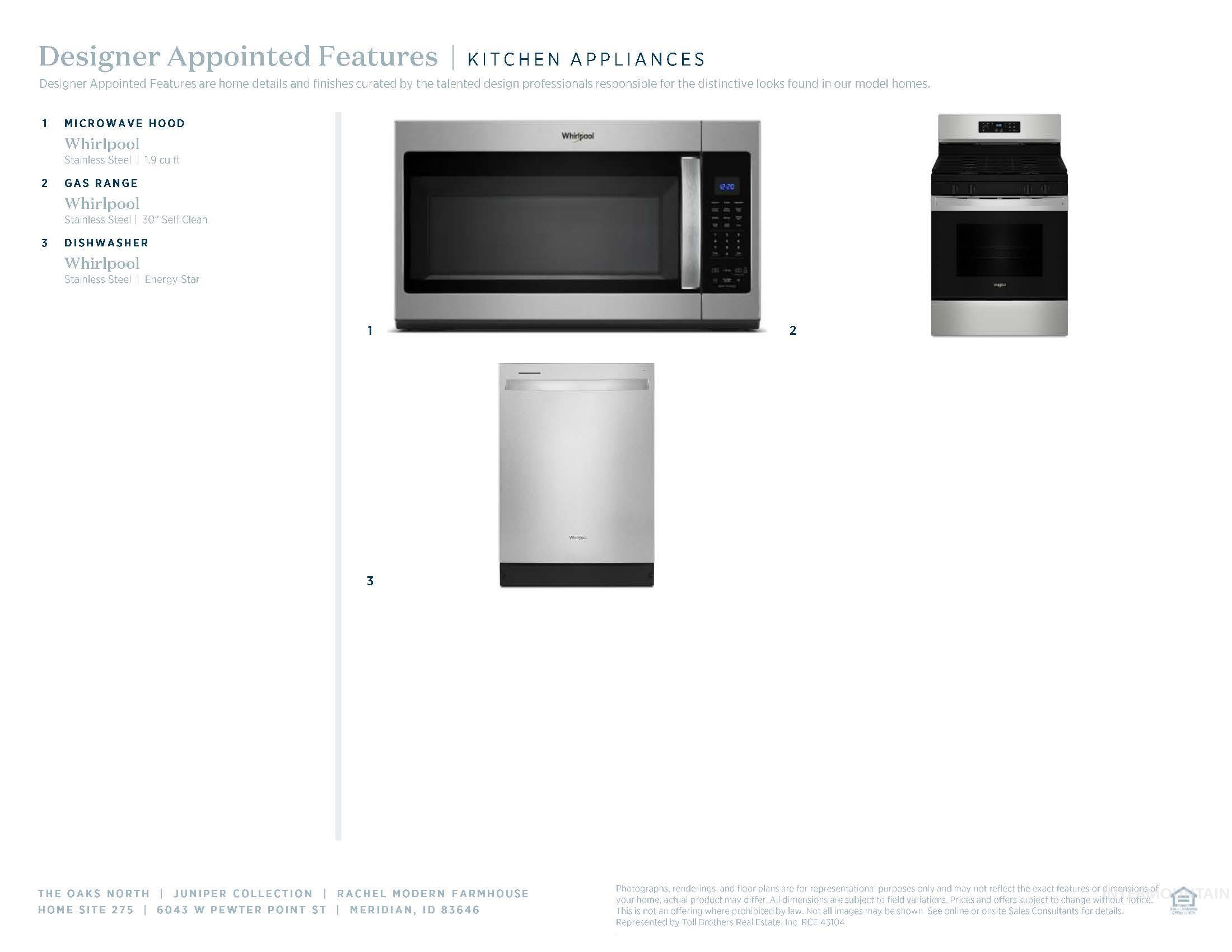 View of marketing collateral with multiple images
