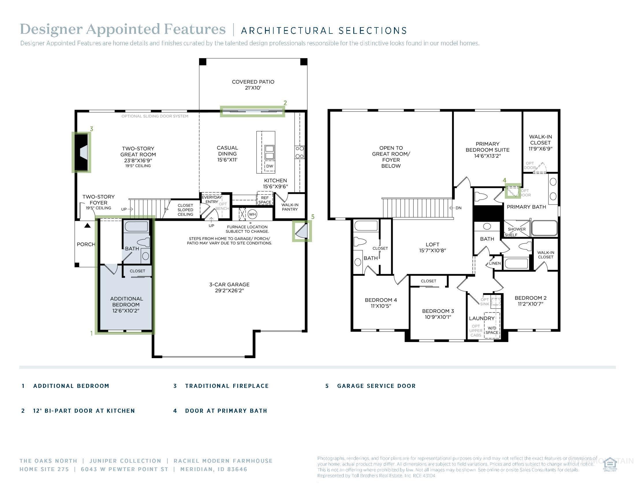 View of home floor plan