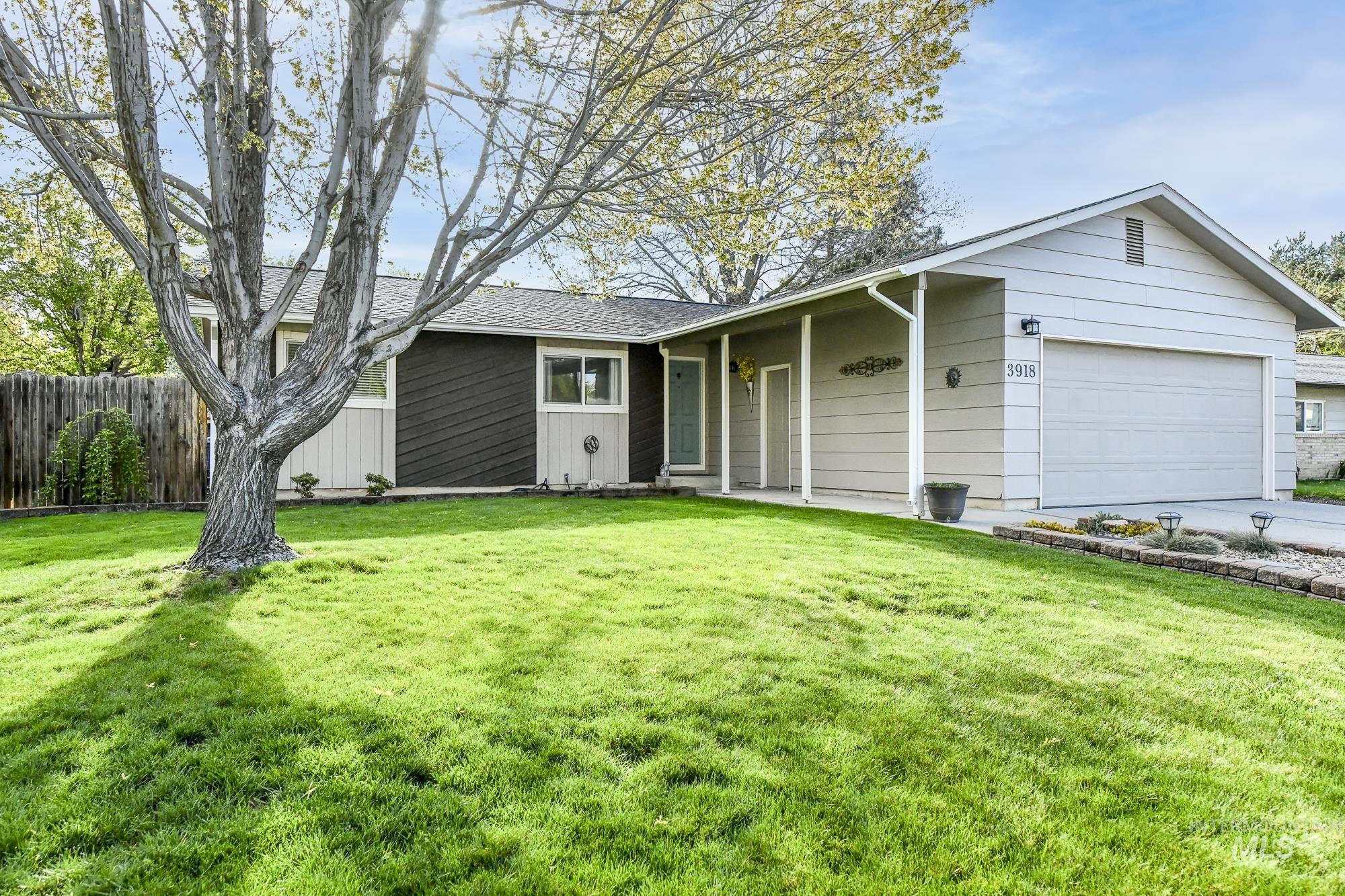 View of front of house featuring an attached garage