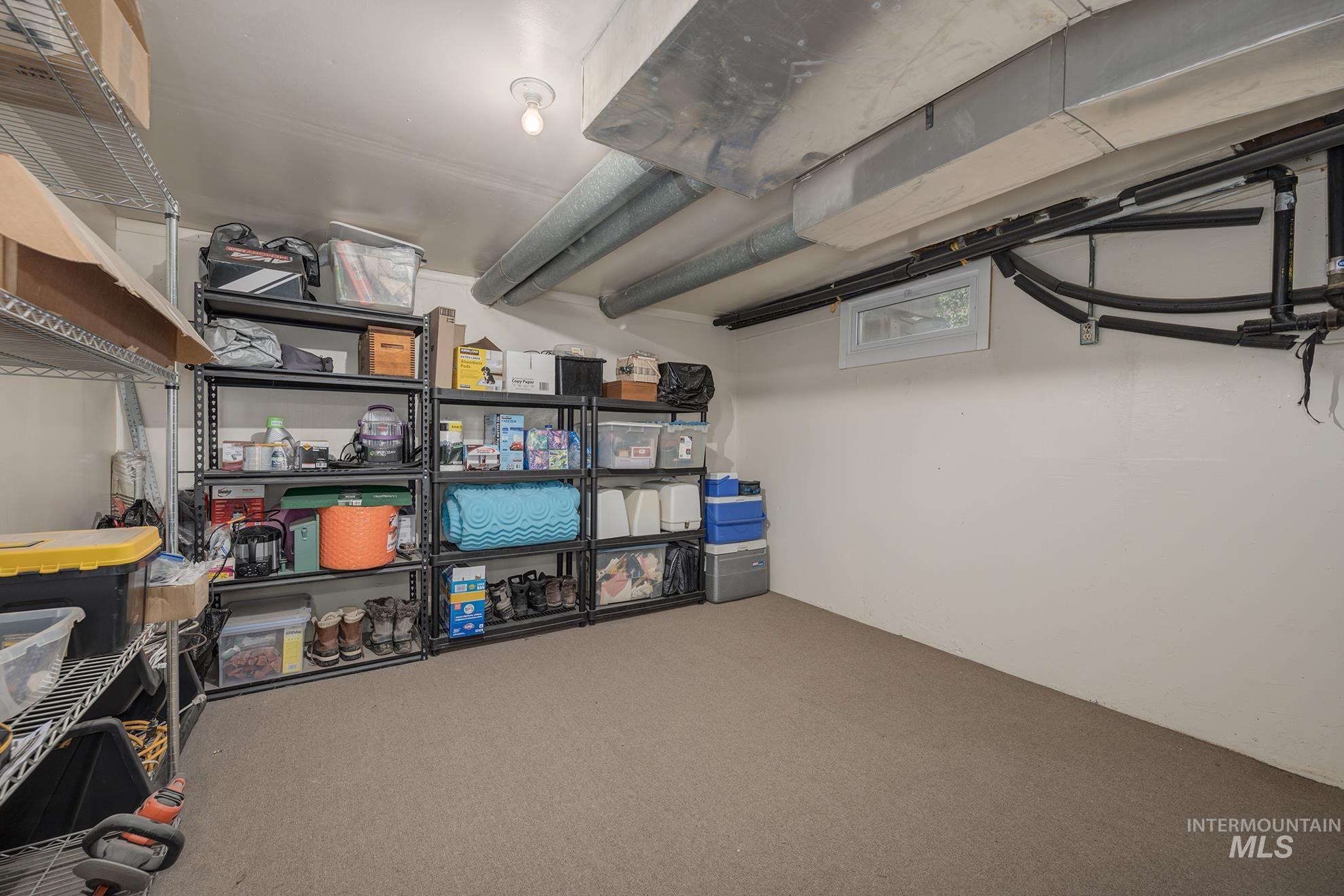 View of storage room