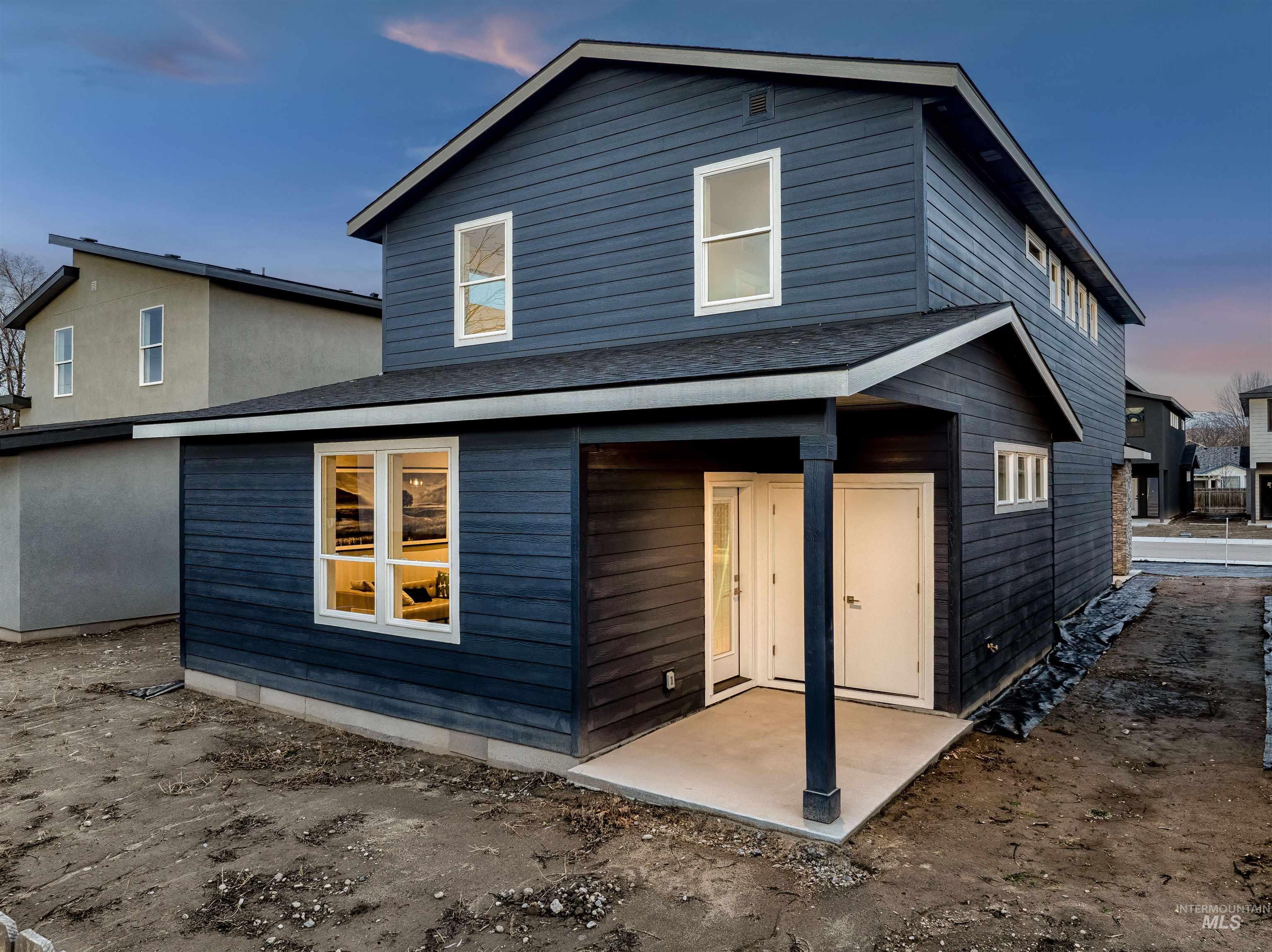 Rear view of property