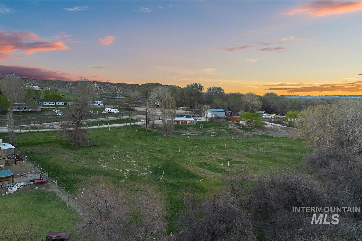 View of yard featuring a view of countryside