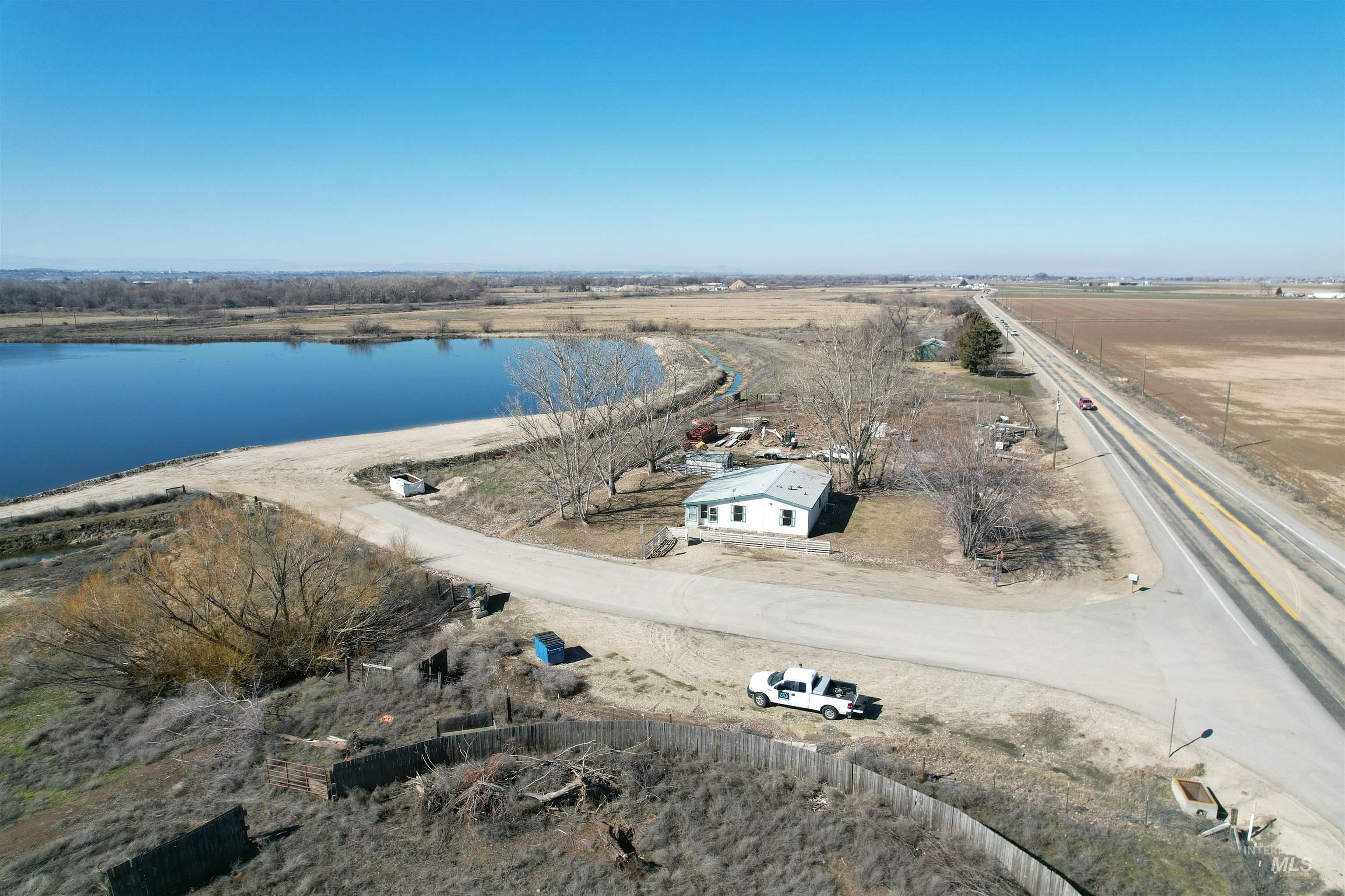 View of rural area featuring a large body of water
