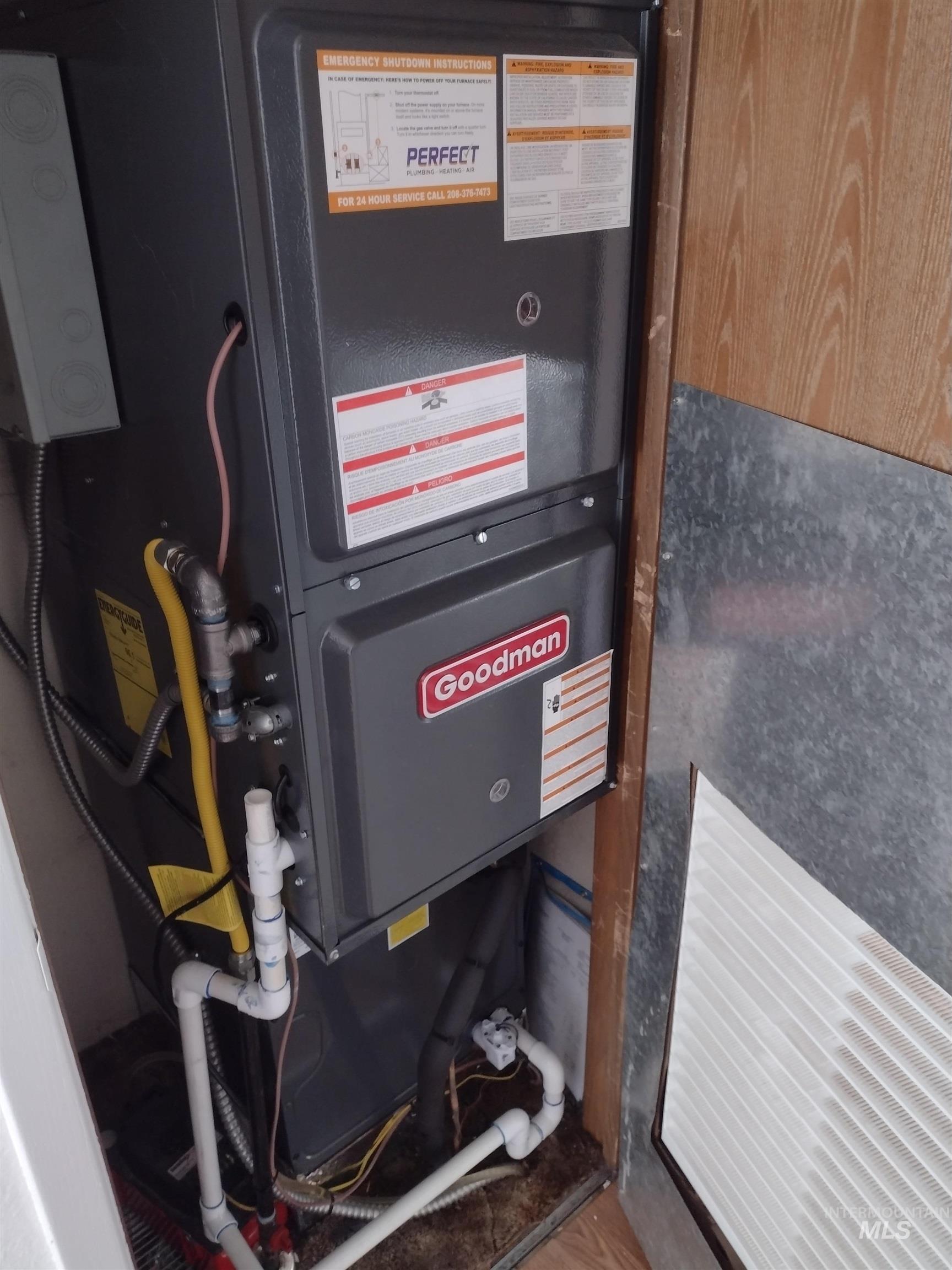 Utilities featuring heating unit