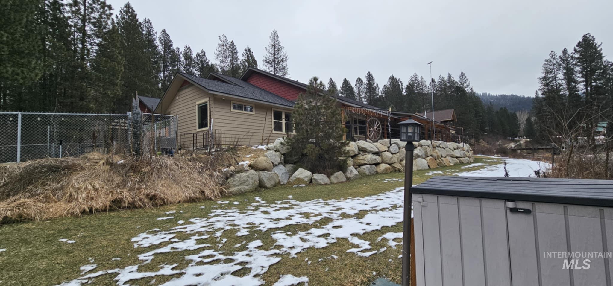 View of snow covered exterior