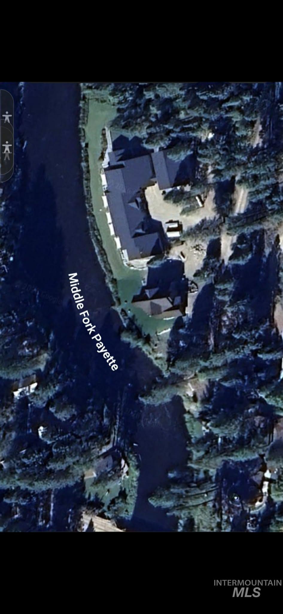Aerial overview of property's location