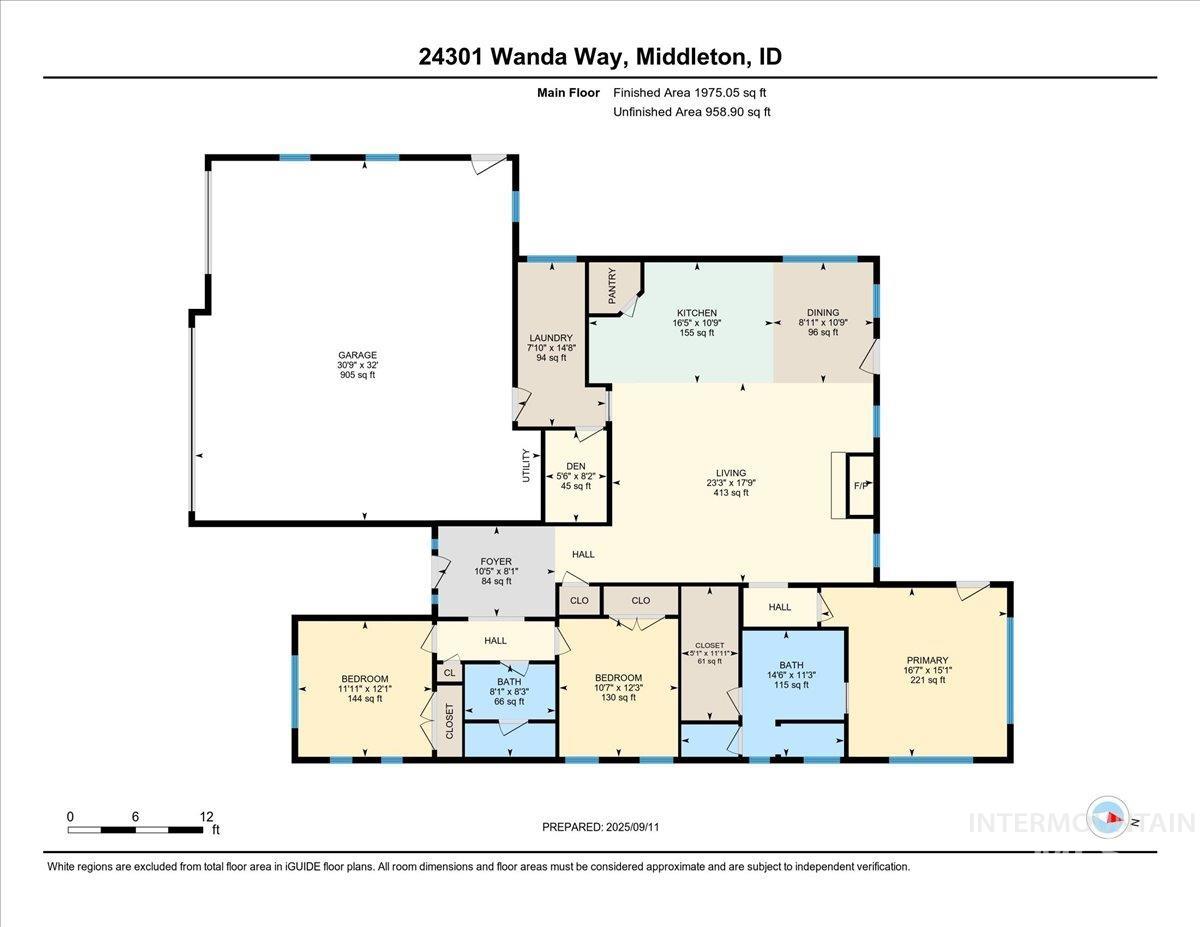 View of floor plan / room layout