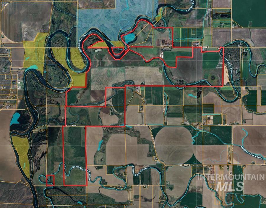 Aerial overview of property's location