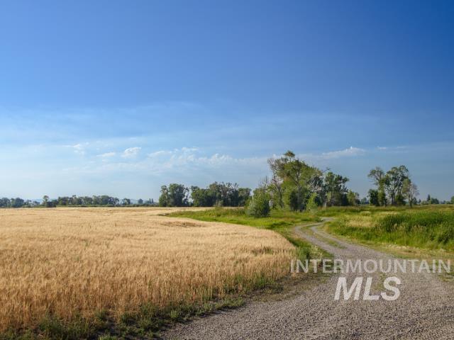 View of home's community featuring a view of rural / pastoral area and gravel driveway