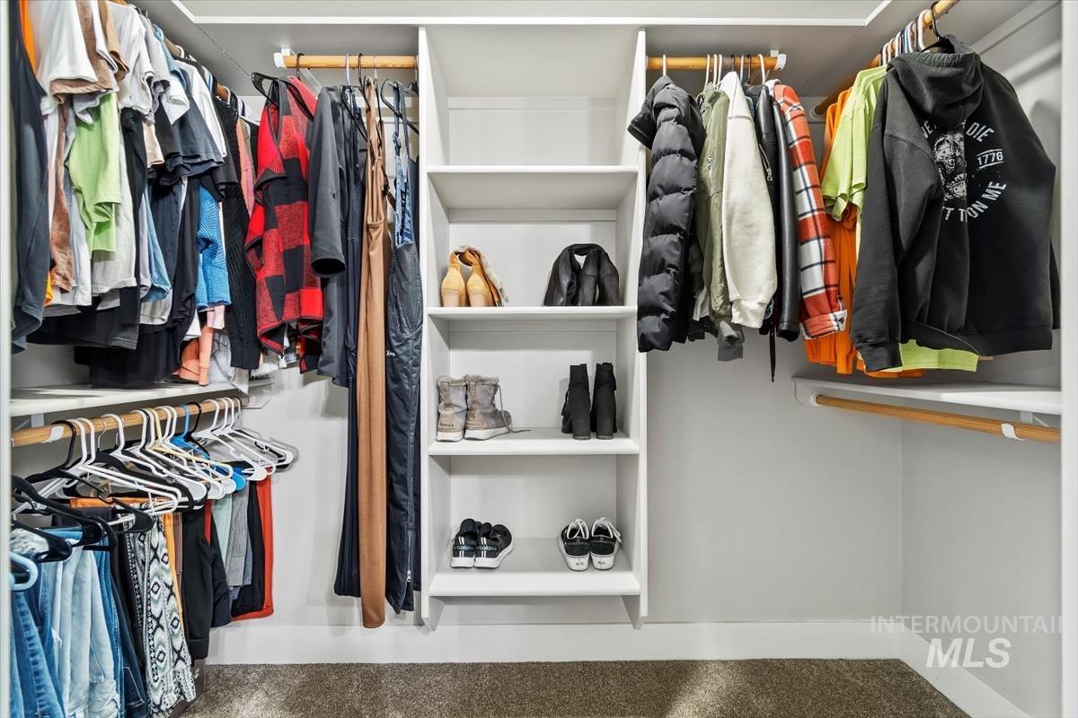 View of spacious closet